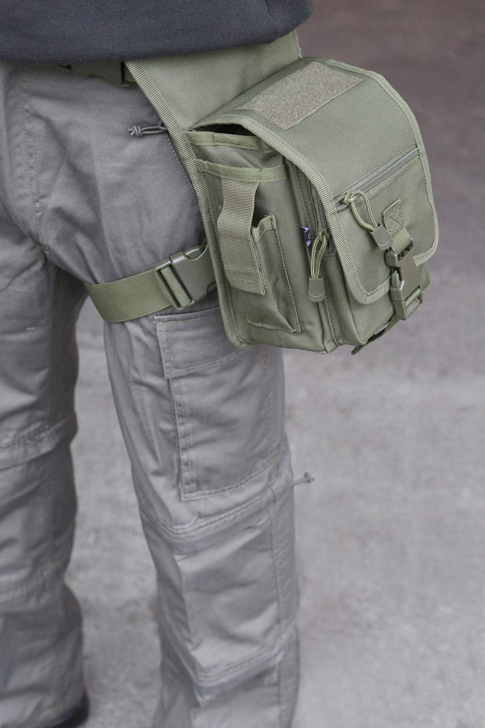 Brandit Side Kick Bag – Leg Pocket Hip Bag, Tactical Utility Pouch