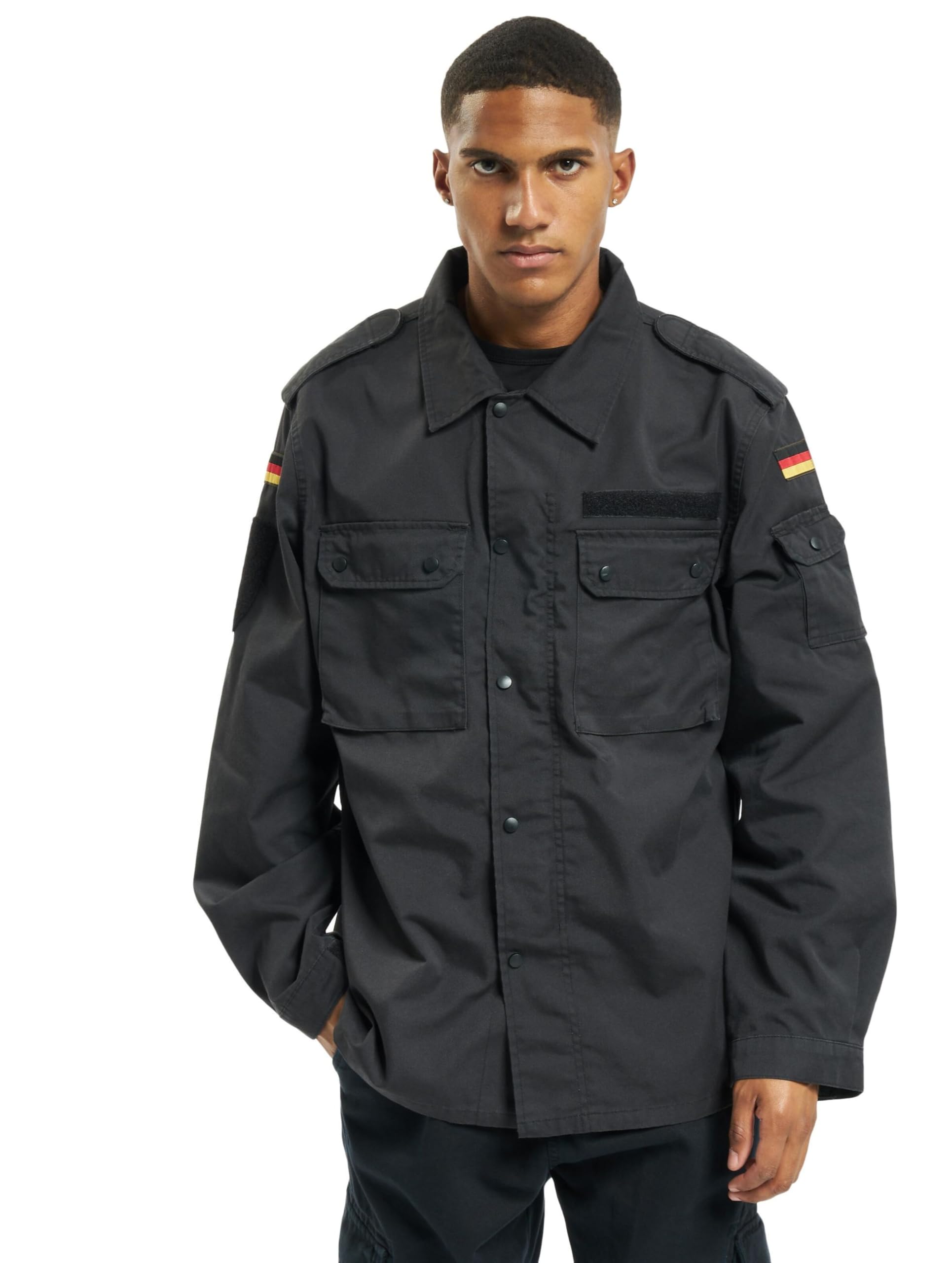 Brandit Men’s Lightweight Jacket BW Feldbluse Black 4XL – Military Style