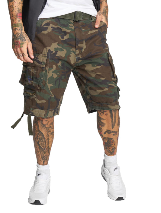 Brandit Men Shorts Savage Vintage 2001, Size:7XL, Color:woodland