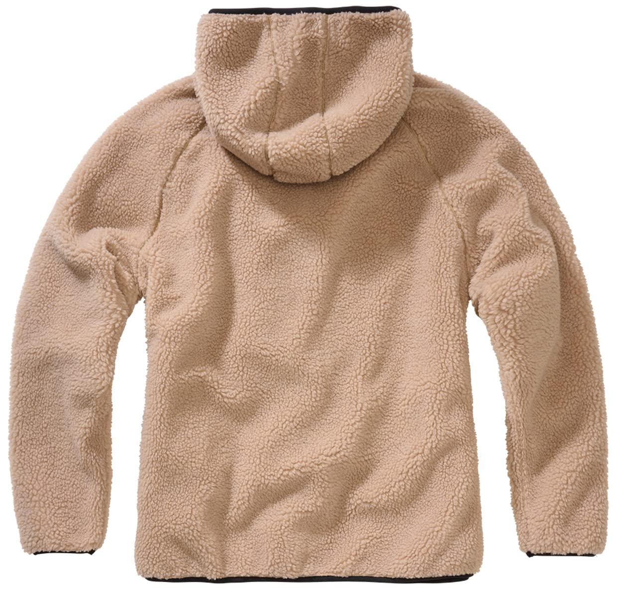 Brandit Women’s Winter Teddyfleece Jacket Camel 3XL – Warm Hooded Coat