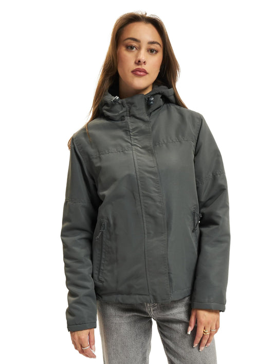 Brandit Women’s Windbreaker Anthracite 3XL – Frontzip Plus Size Jacket