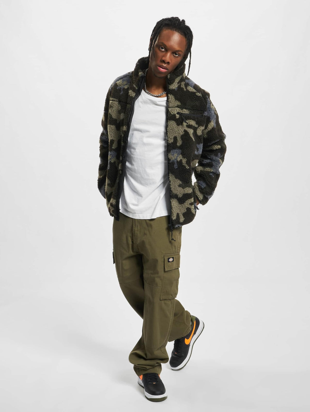 Brandit Teddyfleece Jacket Dark Camo