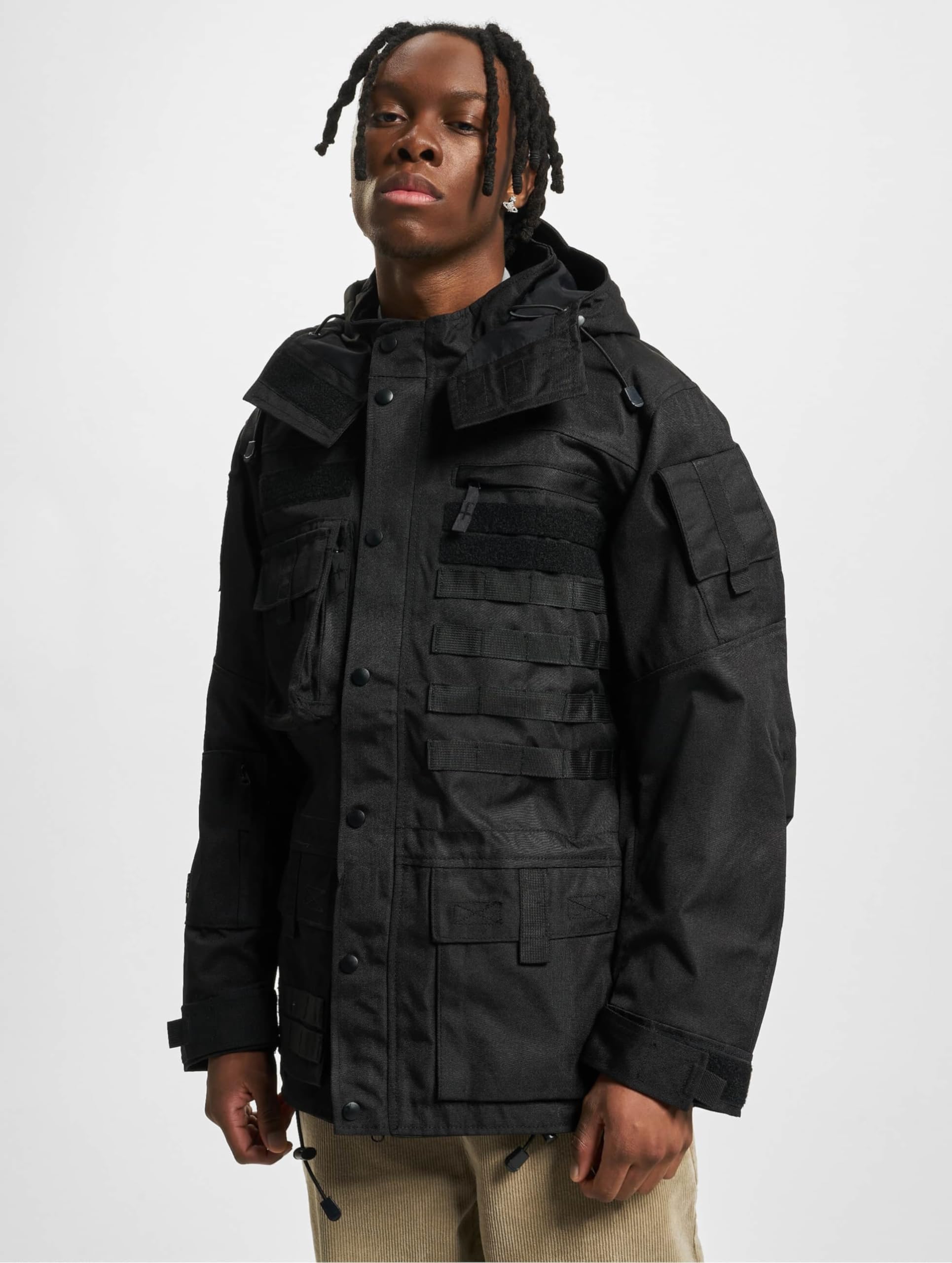 Brandit Men’s Commando TAC Jacket – Tactical Military Style Outdoor Jacket