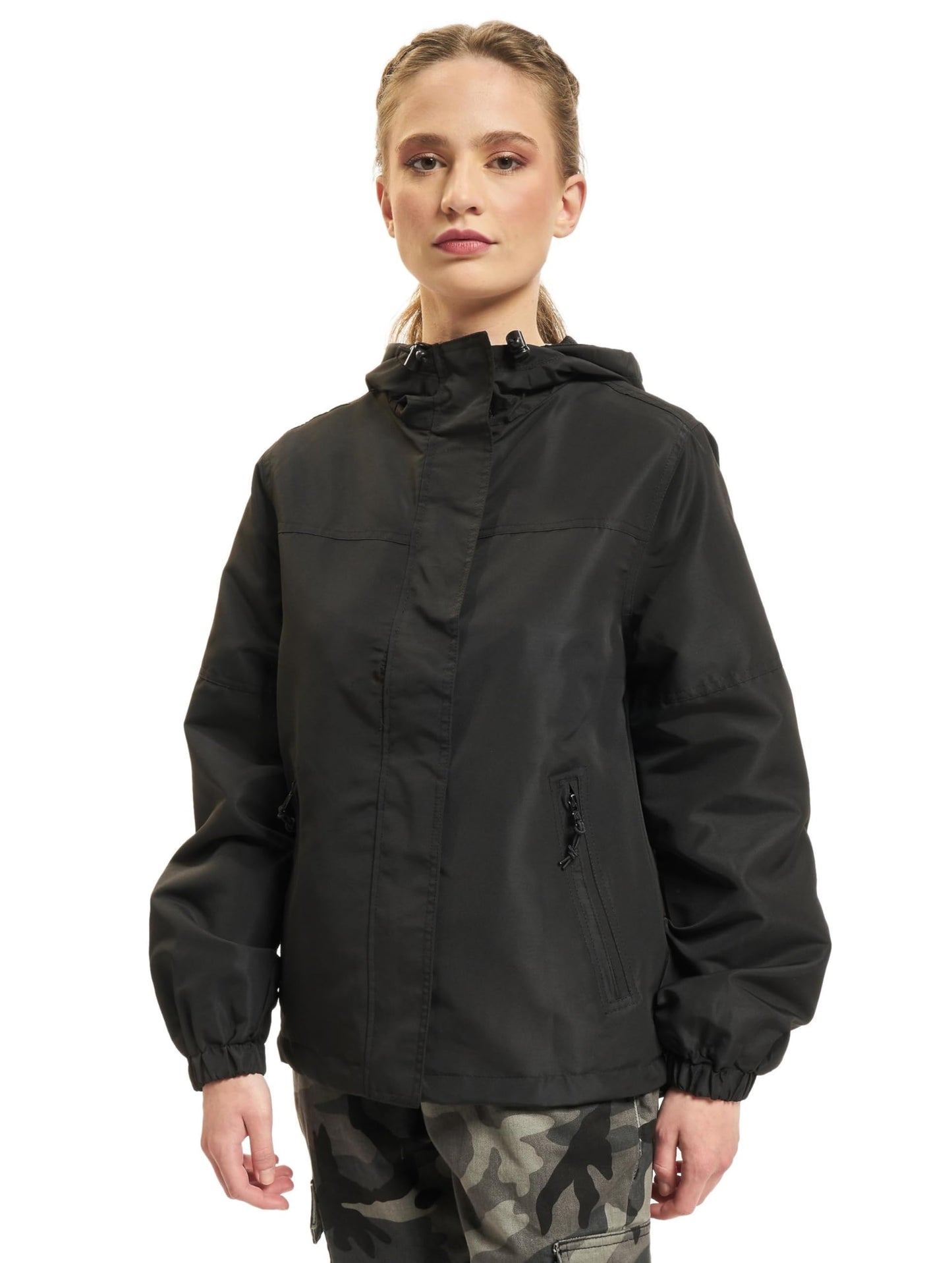 Brandit Ladies Summer Windbreaker – Olive, Lightweight Front Zip Jacket