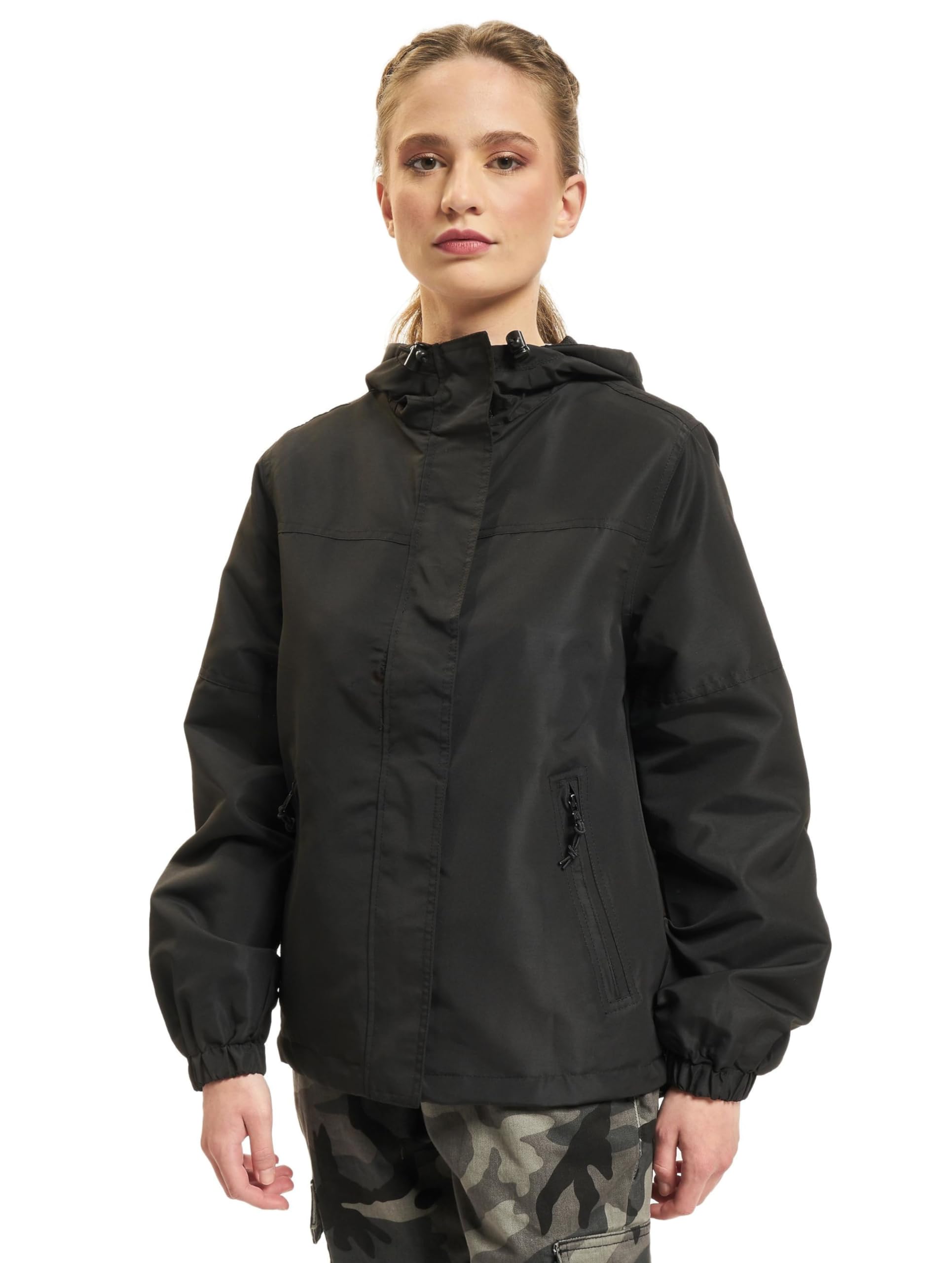 Brandit Ladies Summer Windbreaker – Olive, Lightweight Front Zip Jacket