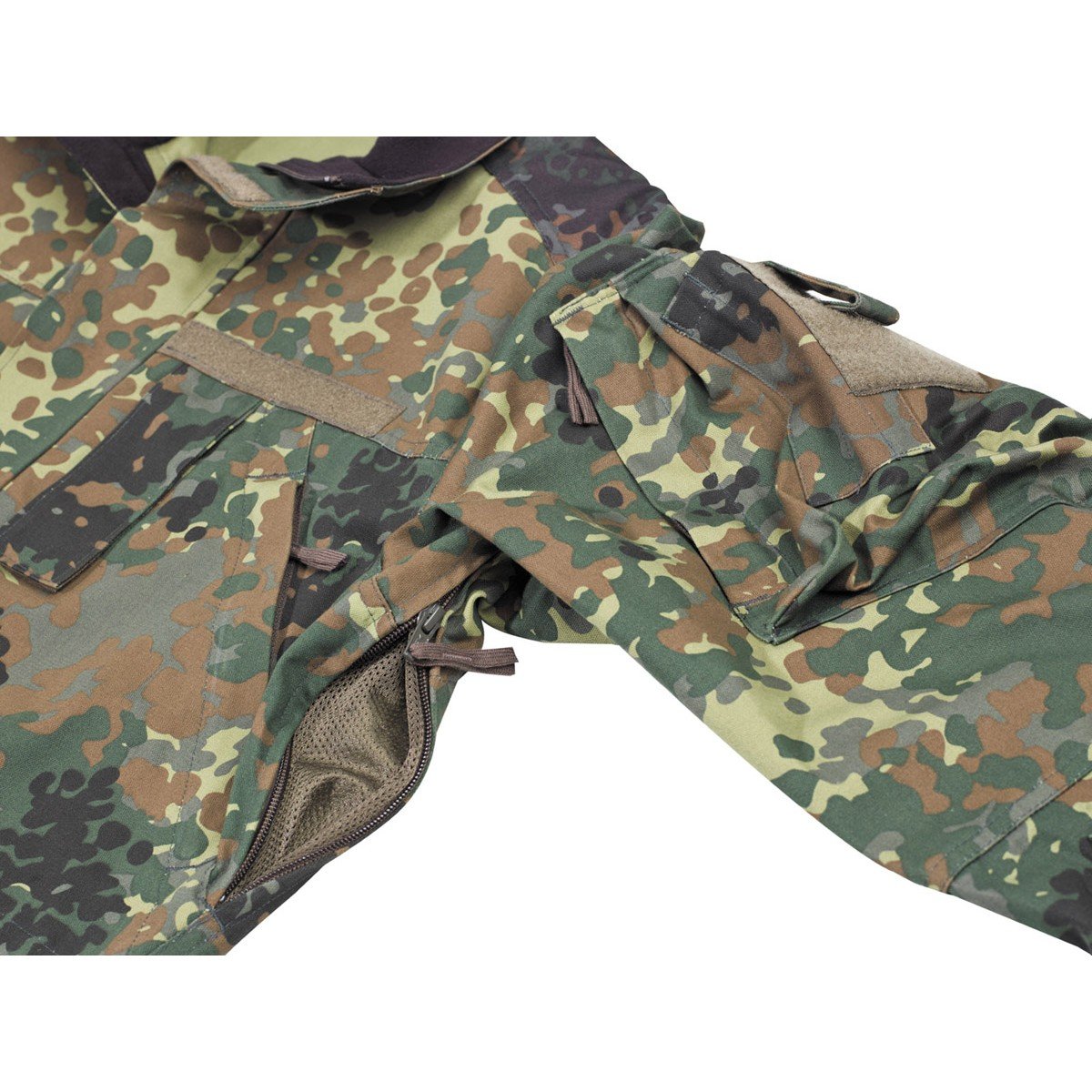 MFH German Army Combat Jacket Einsatz/übung Long Flecktarn