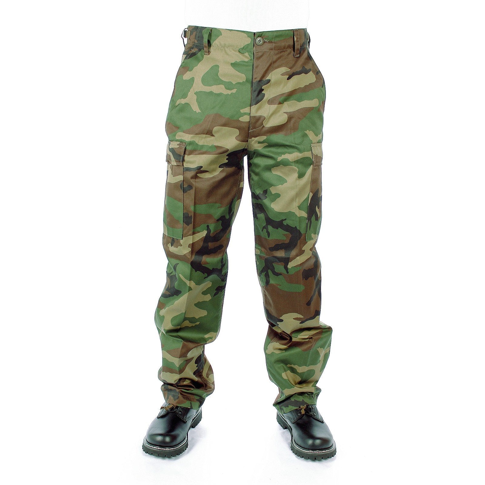 Mil-Tec Ranger BDU Field Pants Woodland Camo Men’s Combat 3XL