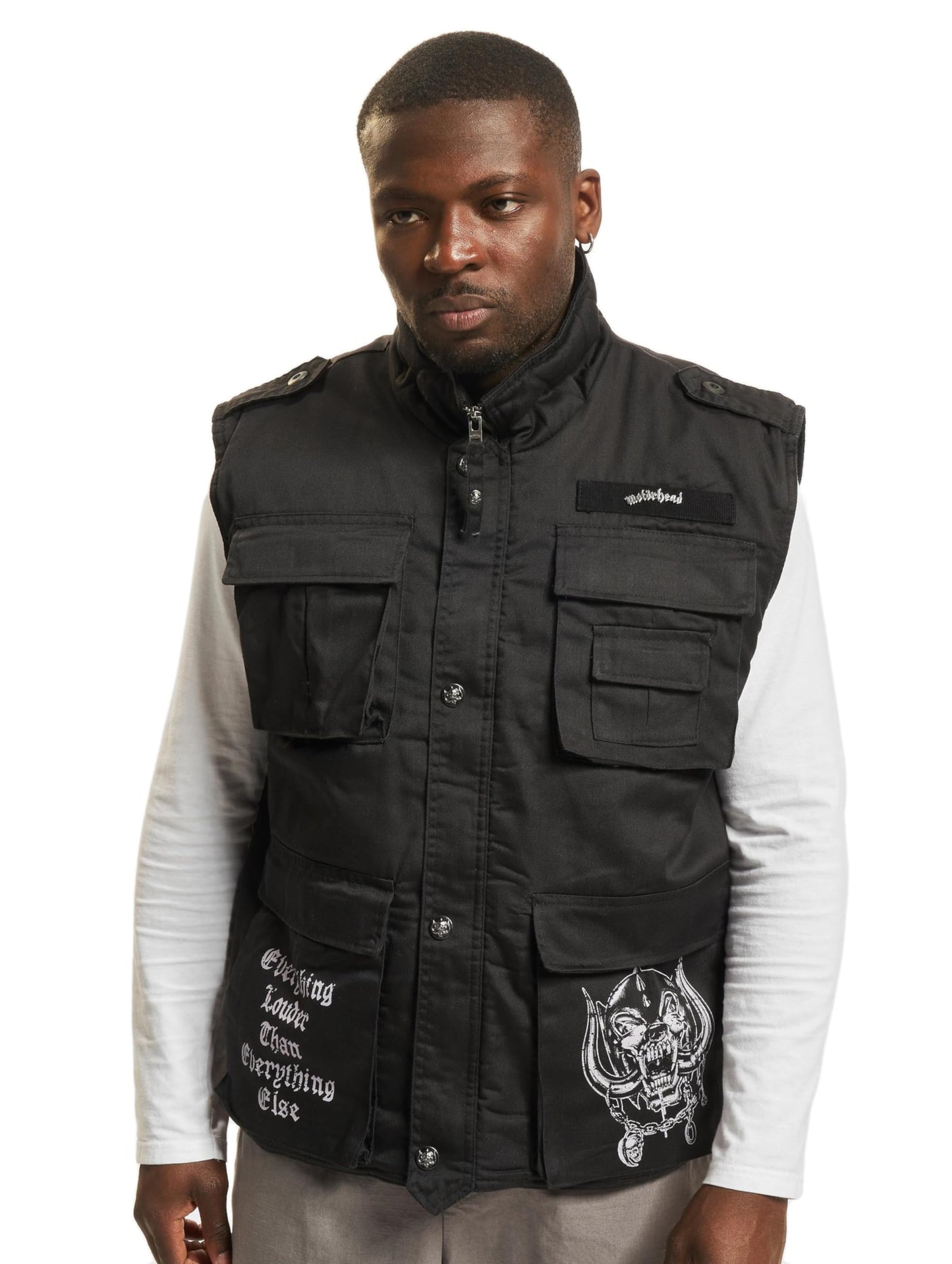 Brandit Motörhead Ranger Vest Black – Official Tactical Band Vest