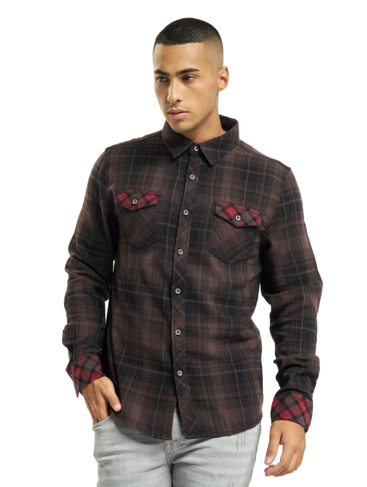 Brandit Duncan Check Shirt Long Sleeve