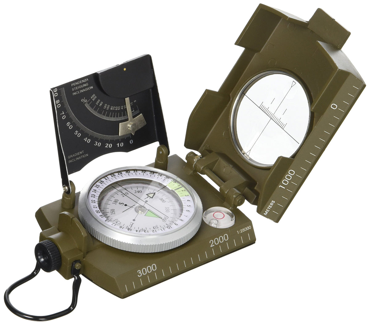 Mil-Tec British Metal Lensatic Compass