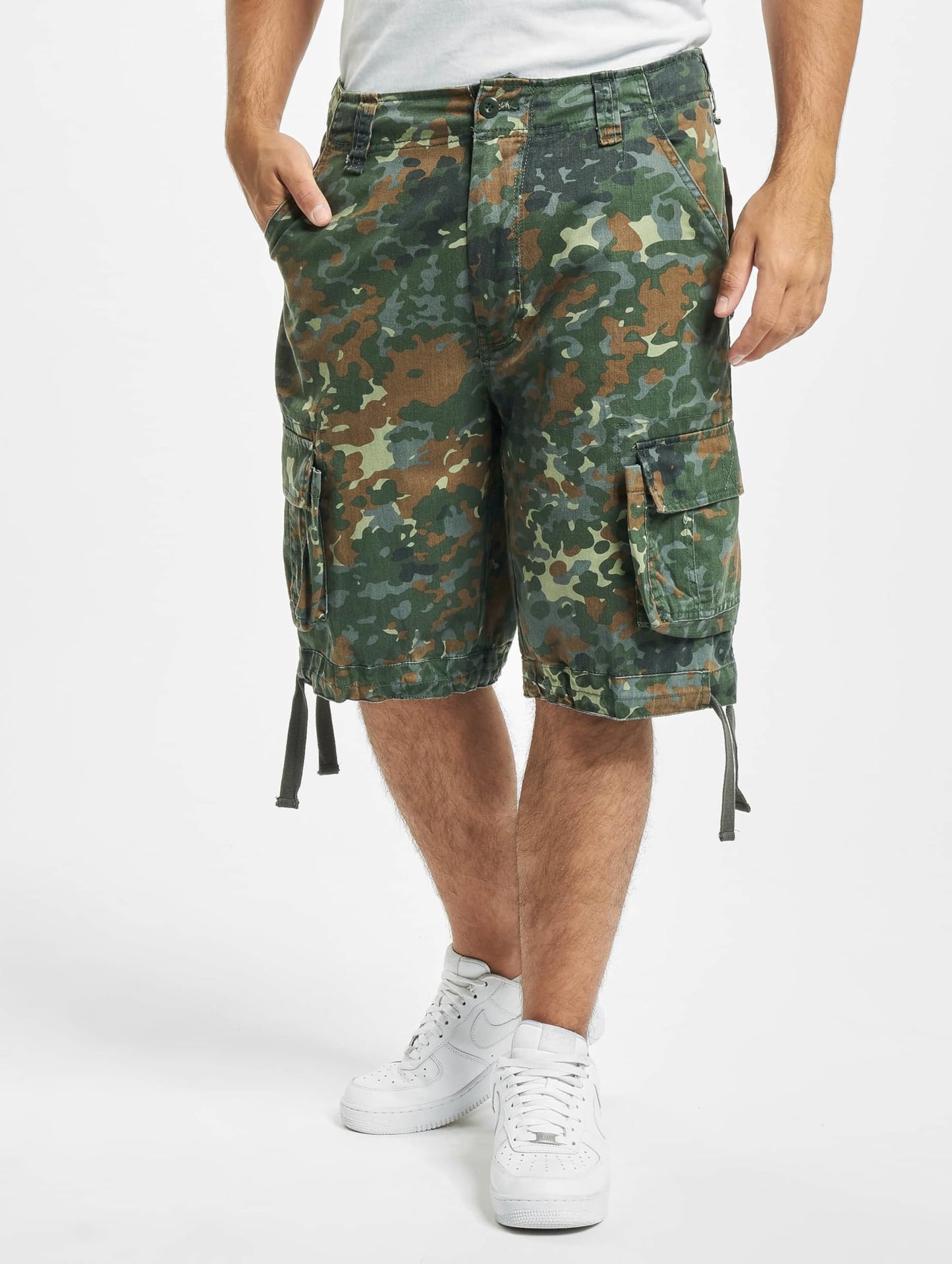 Brandit Men’s Urban Legend Shorts Olive – Vintage Military Cargo Shorts