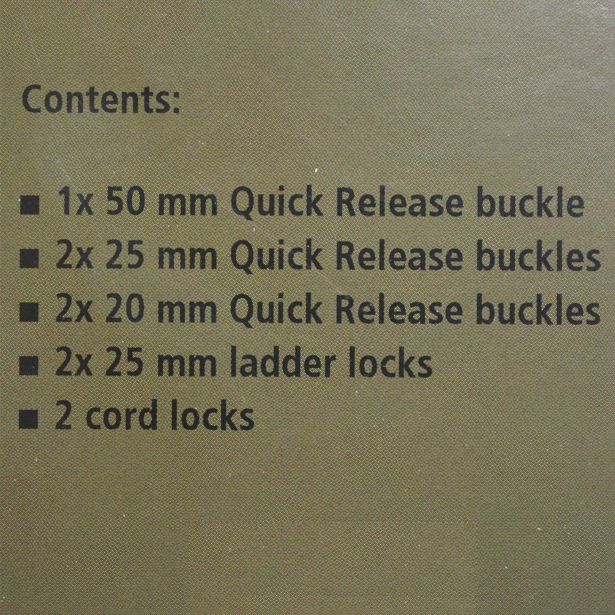 Mil-Tec 9-pcs. Buckle Set
