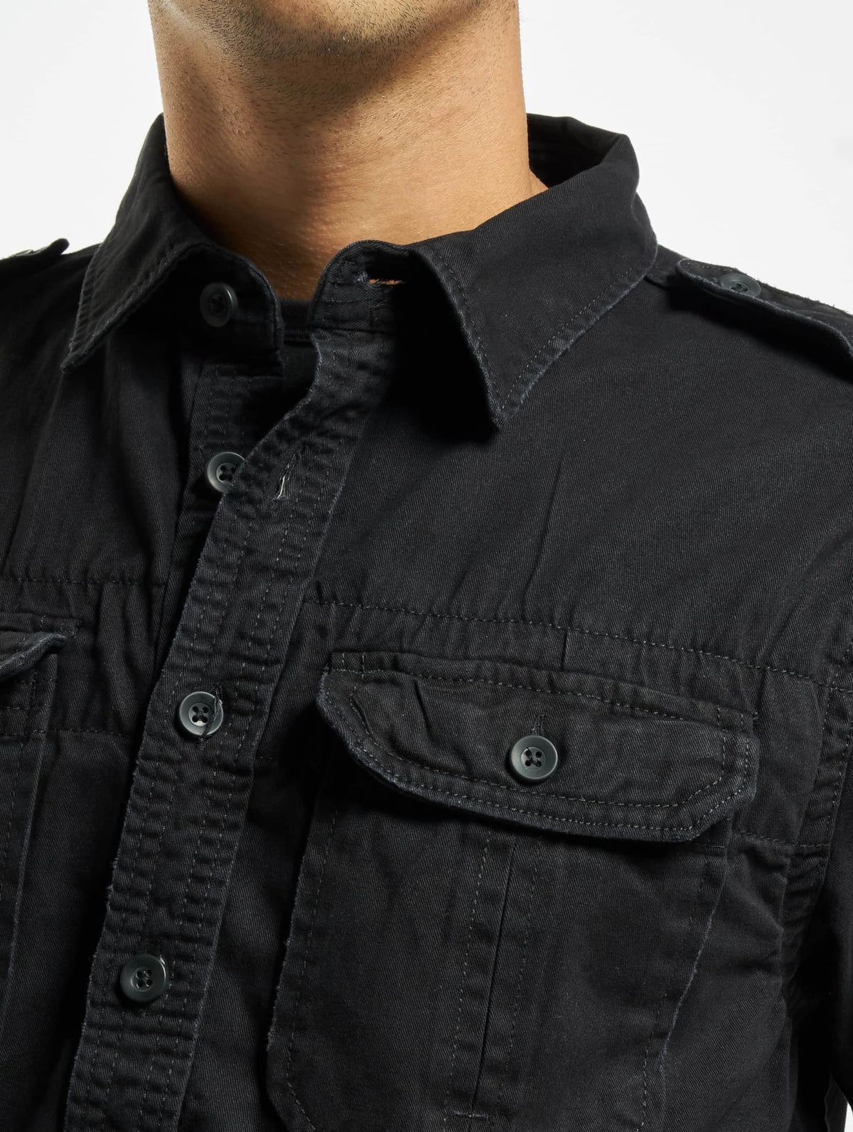 Brandit Vintage Shirt Short Sleeve Black