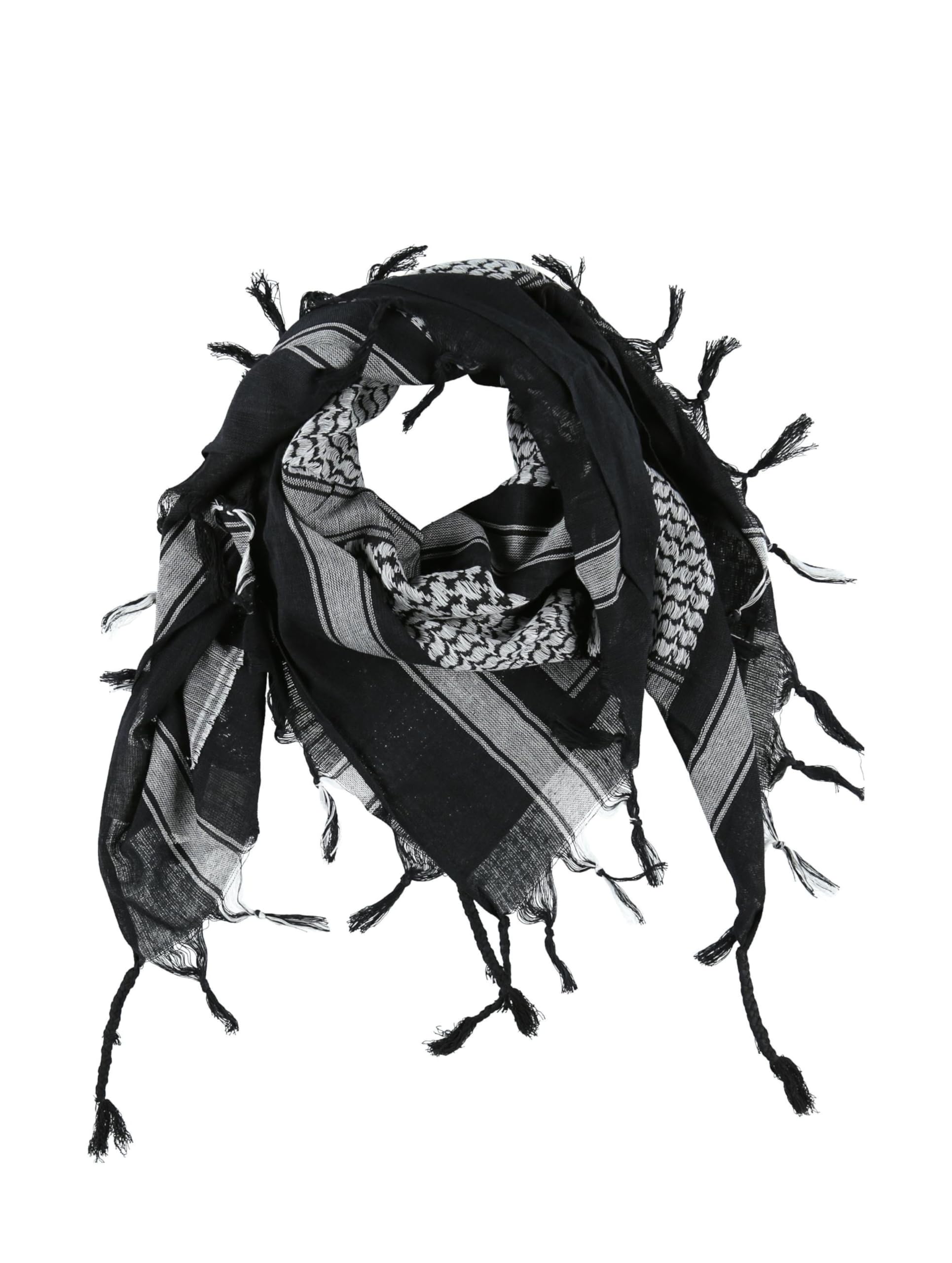 Brandit Men’s Shemag Scarf – Tactical Cotton Desert Keffiyeh Wrap