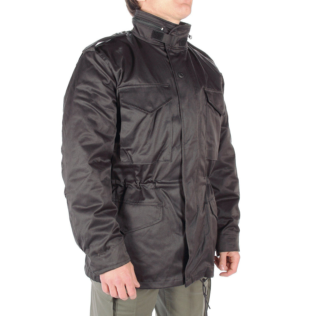 Mil-Tec US Style M65 Field Jacket with Liner Black