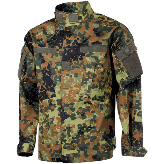 MFH Mens ACU Field Jacket Ripstop Flecktarn size S