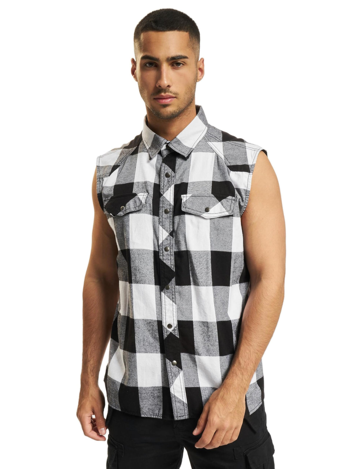 Brandit Check Shirt Sleeveless