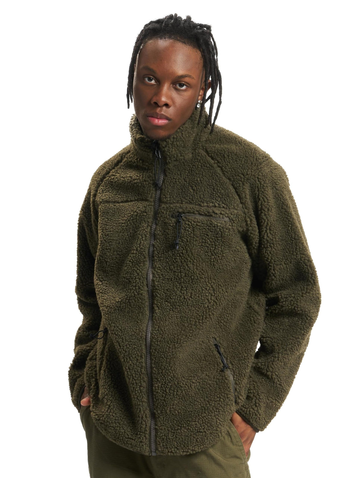 Brandit Teddyfleece Jacket Woodland