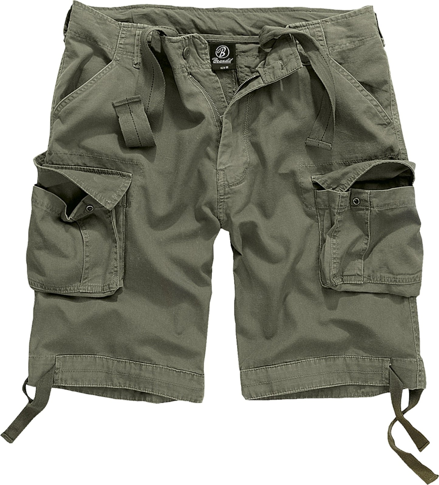 Brandit Men’s Urban Legend Shorts Olive – Vintage Military Cargo Shorts M