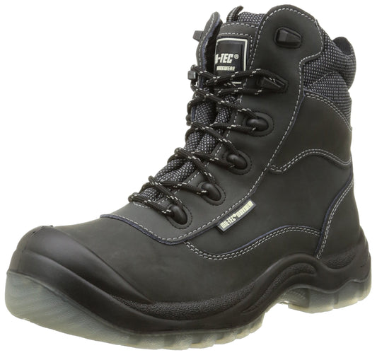 Mil-Tec Black Military Work Boots – UK Size 6 (EU 40)