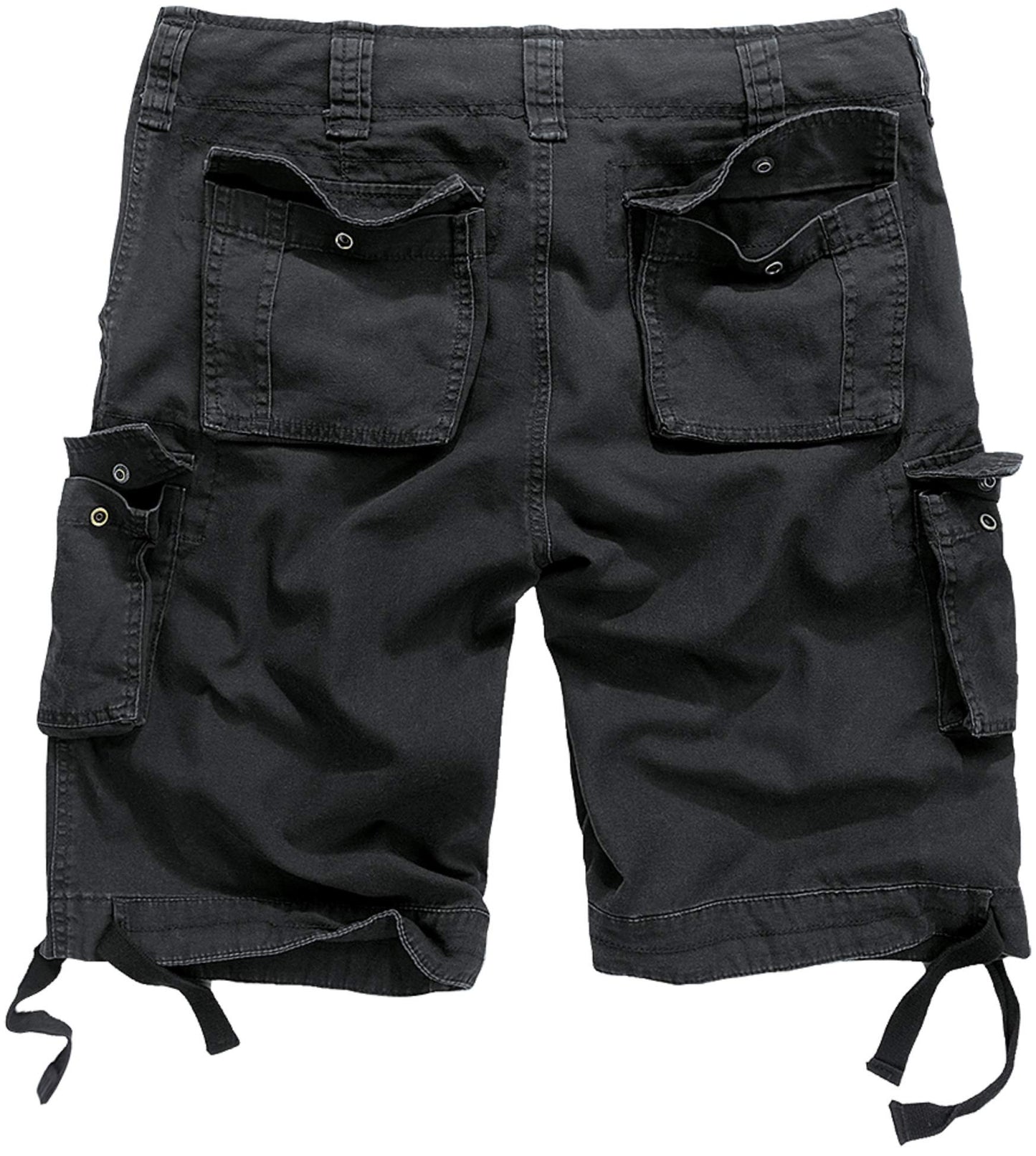 Brandit Men’s Urban Legend Shorts Black – Vintage Military Cargo Shorts XL