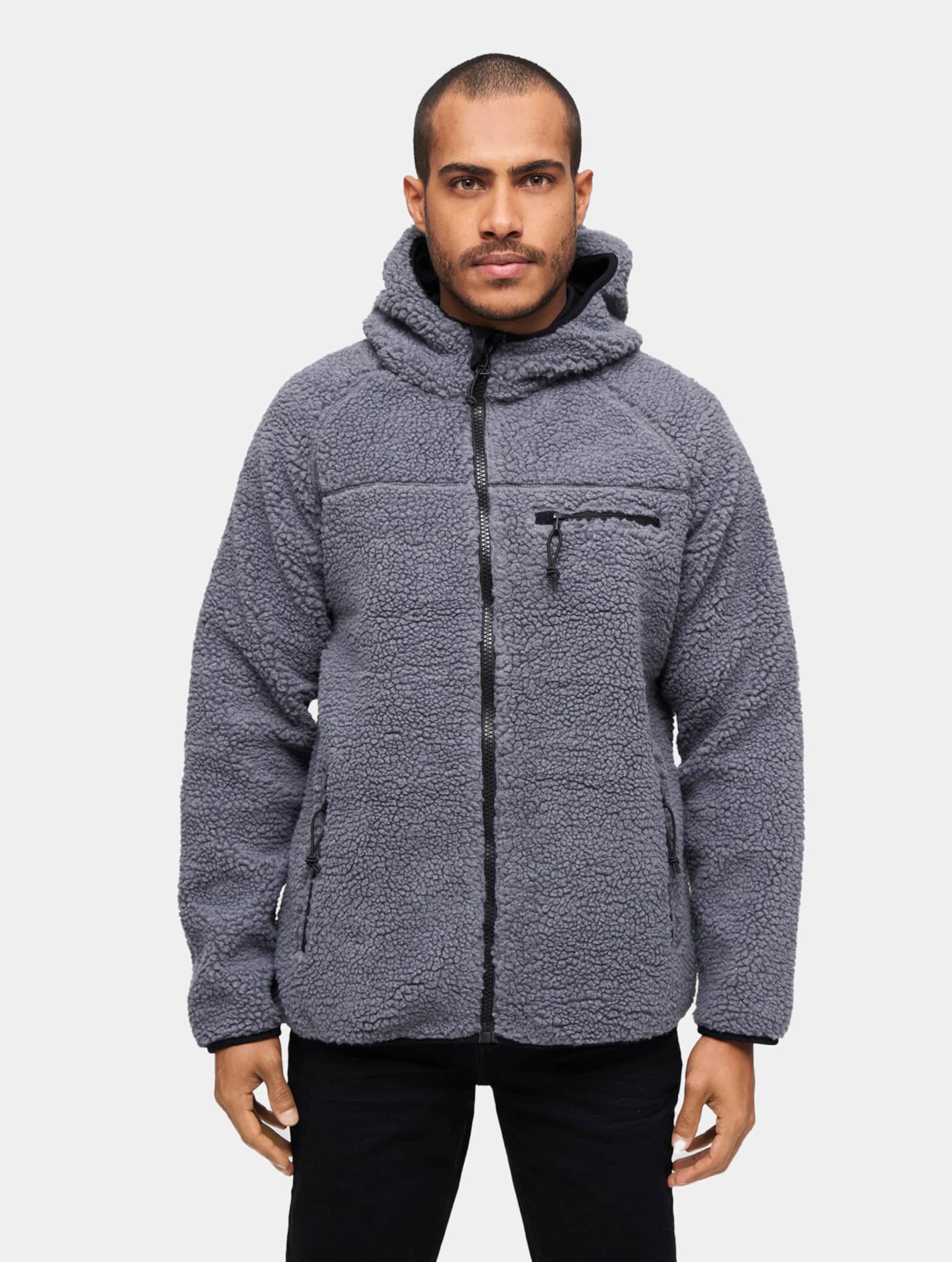 Brandit Men’s Teddyfleece Worker Jacket Olive | Warm Outdoor Winter Coat
