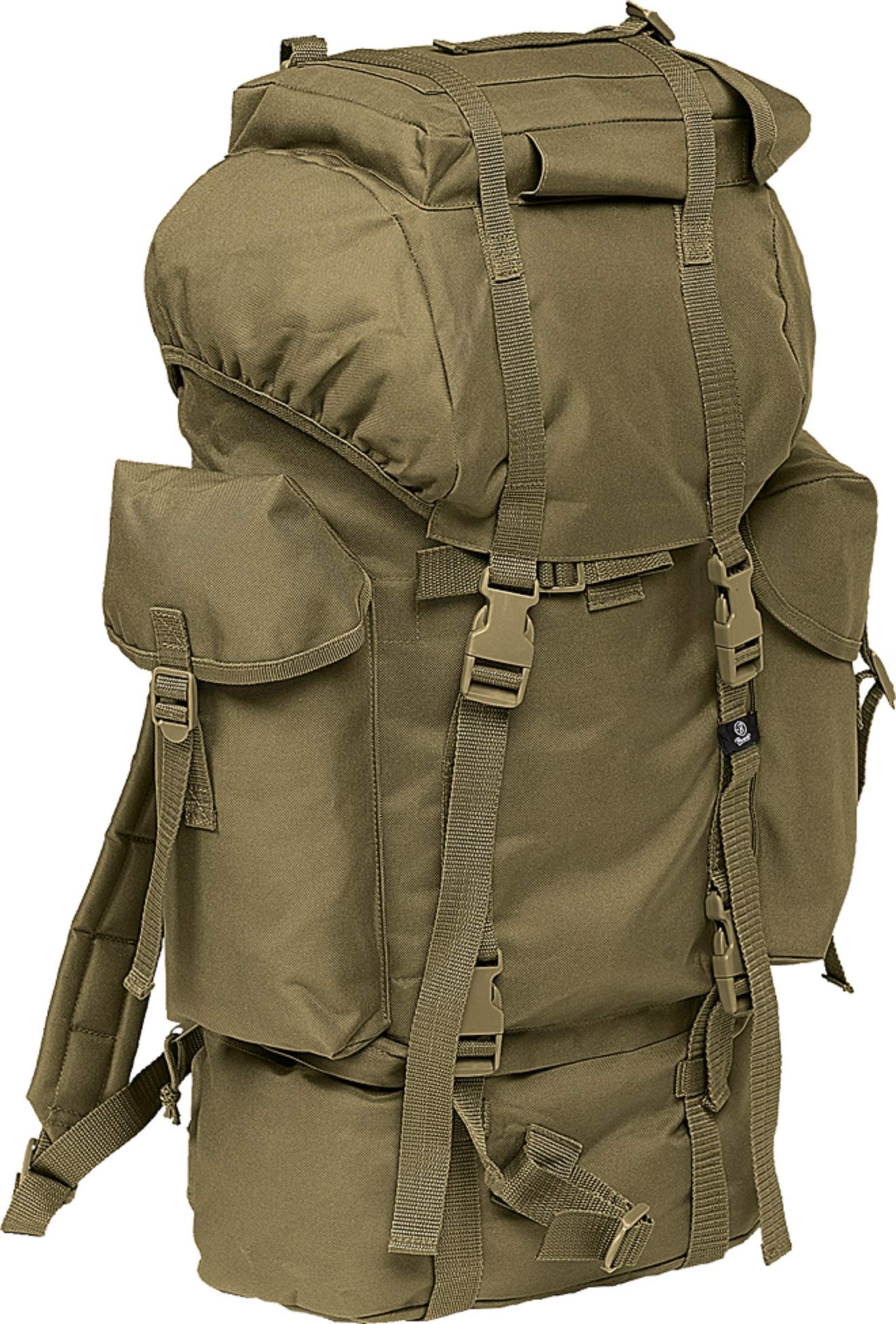 Brandit Men’s Combat Backpack – Black, Durable Tactical Military Rucksack
