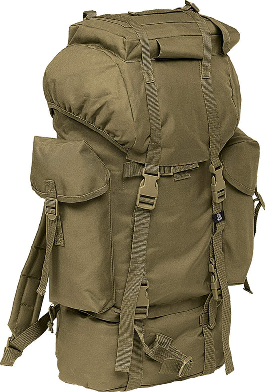 Brandit Men’s Combat Backpack – Black, Durable Tactical Military Rucksack
