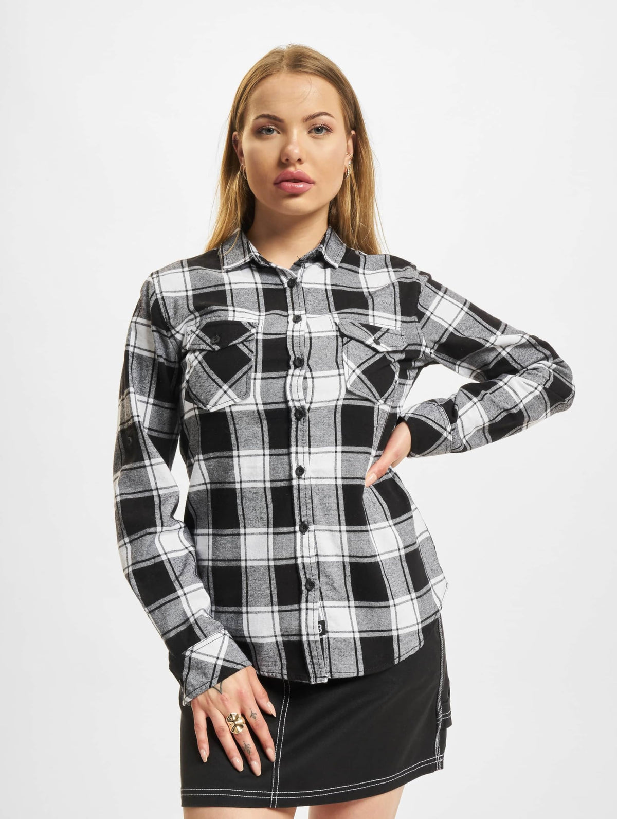 Brandit Women Amy Flannel Shirt Long Sleeve