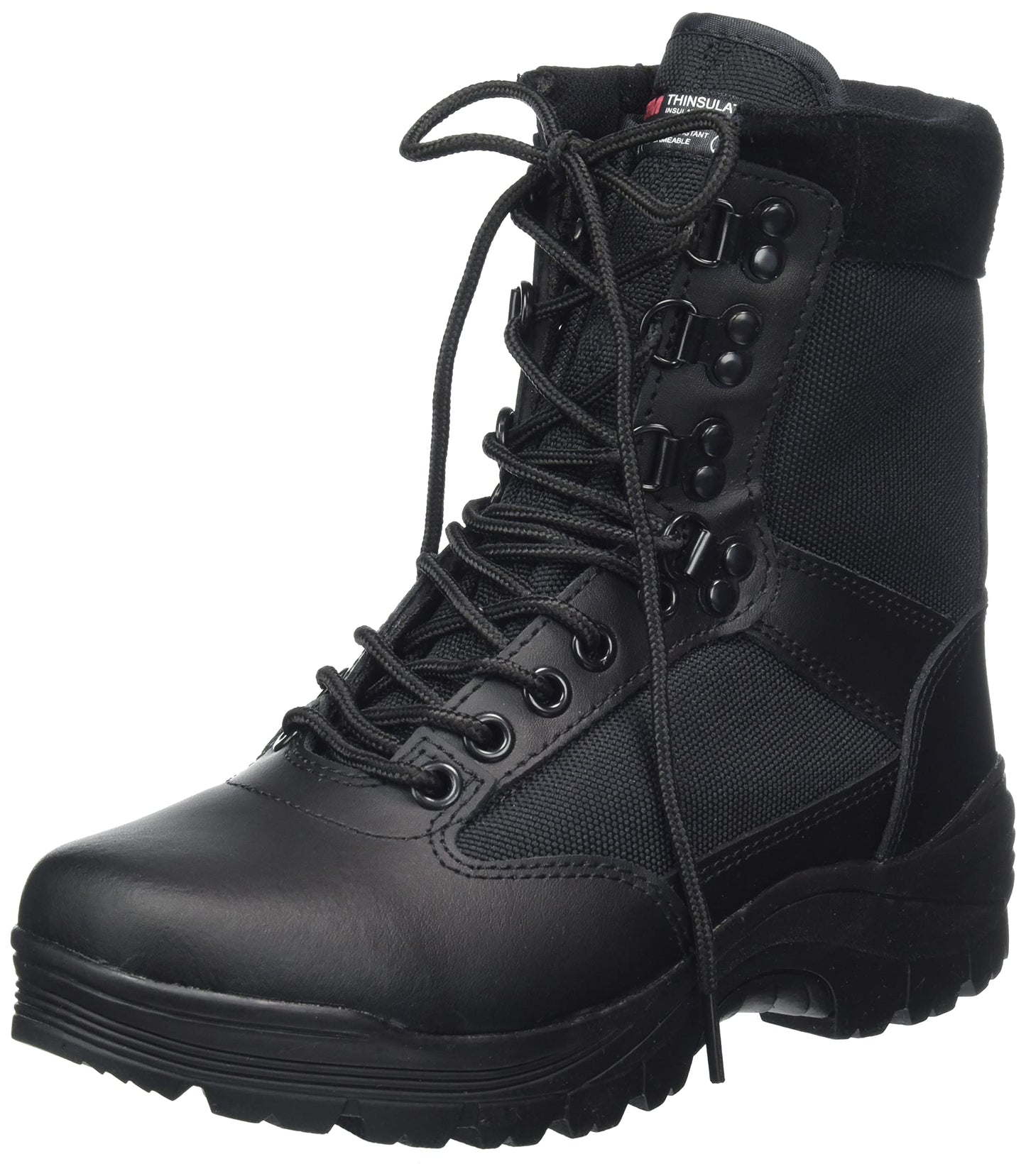 Mil-Tec Tactical Army Boots Black YKK Side Zip Combat UK 14 / EU 48