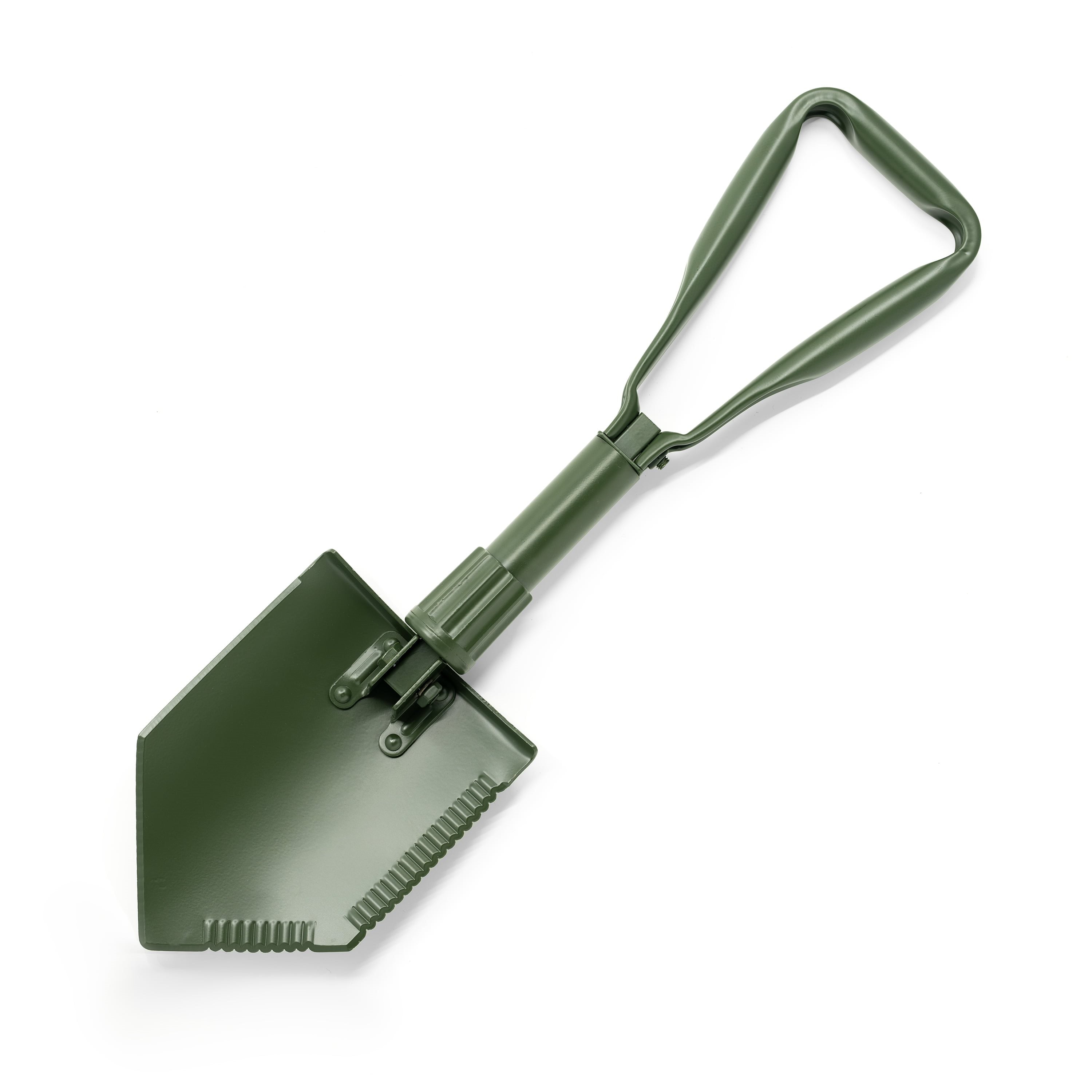 MFH Folding Spade 3-part Green with Orig. US Pouch
