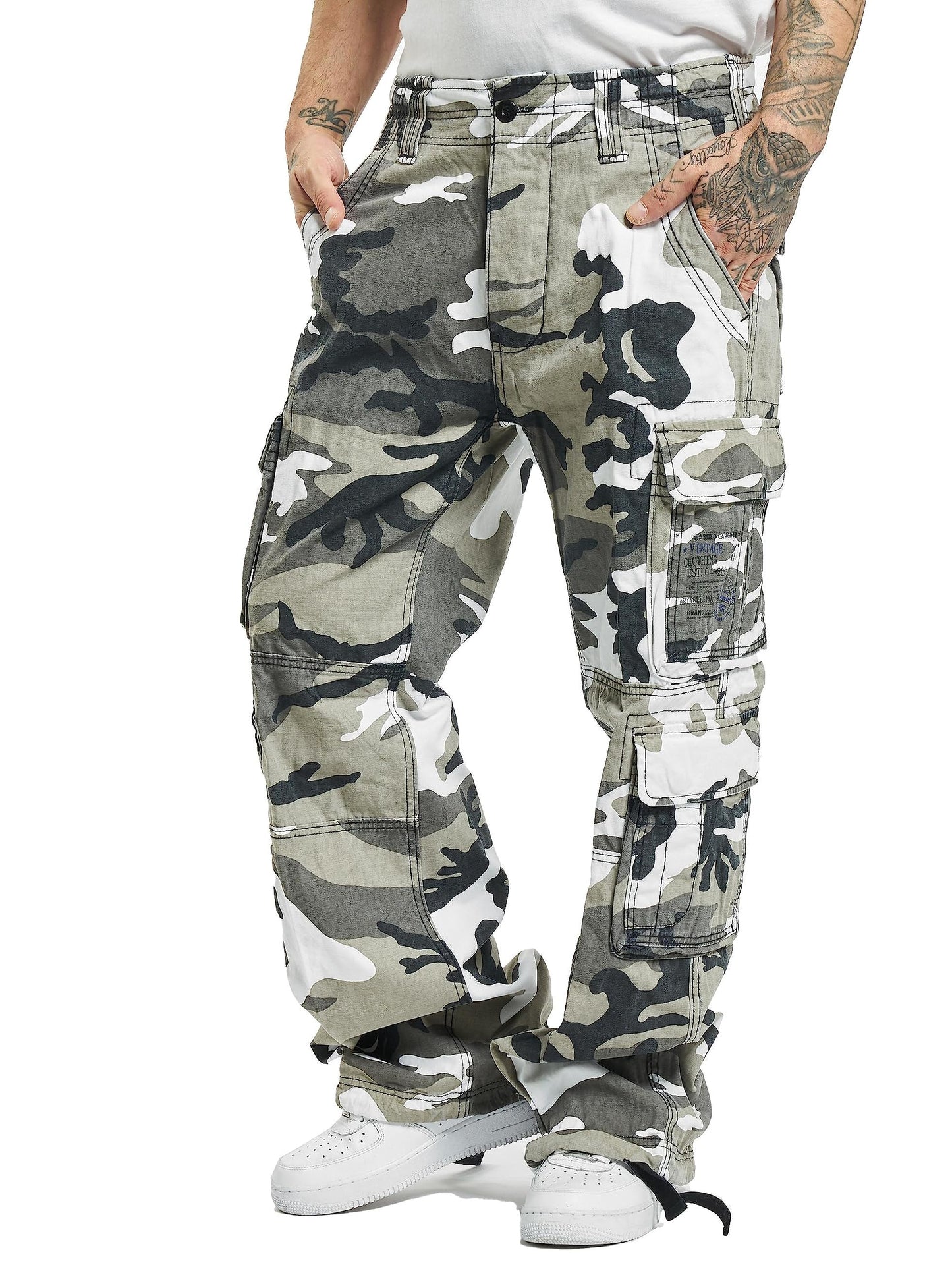Brandit Authentic Cargo Pants – Men’s Classic Utility Trousers