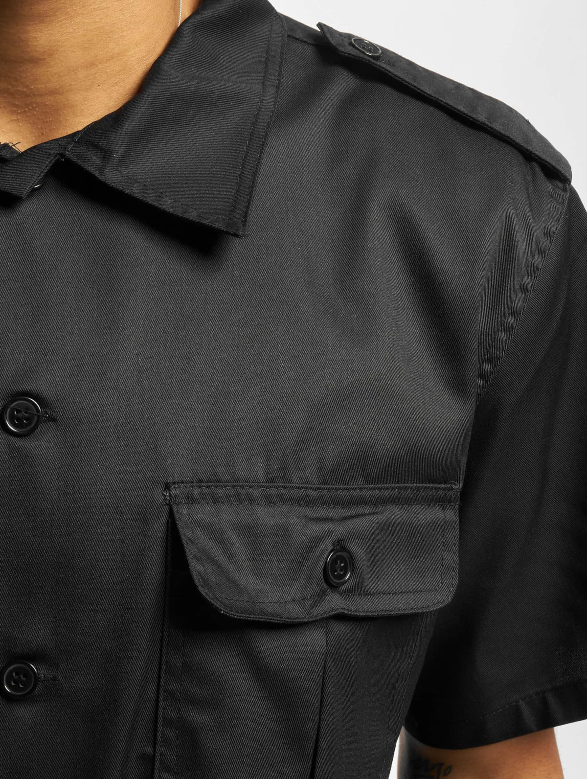 Brandit US Shirt Short Sleeve Black