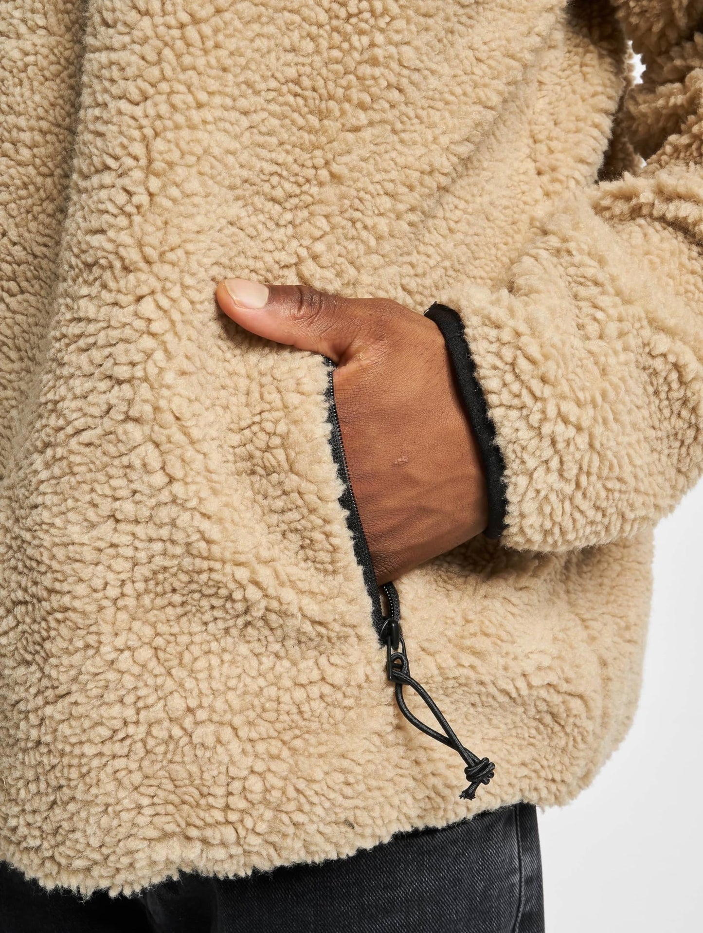 Brandit Men’s Teddyfleece Troyer Camel 5XL | Warm Pullover Outdoor Sweater