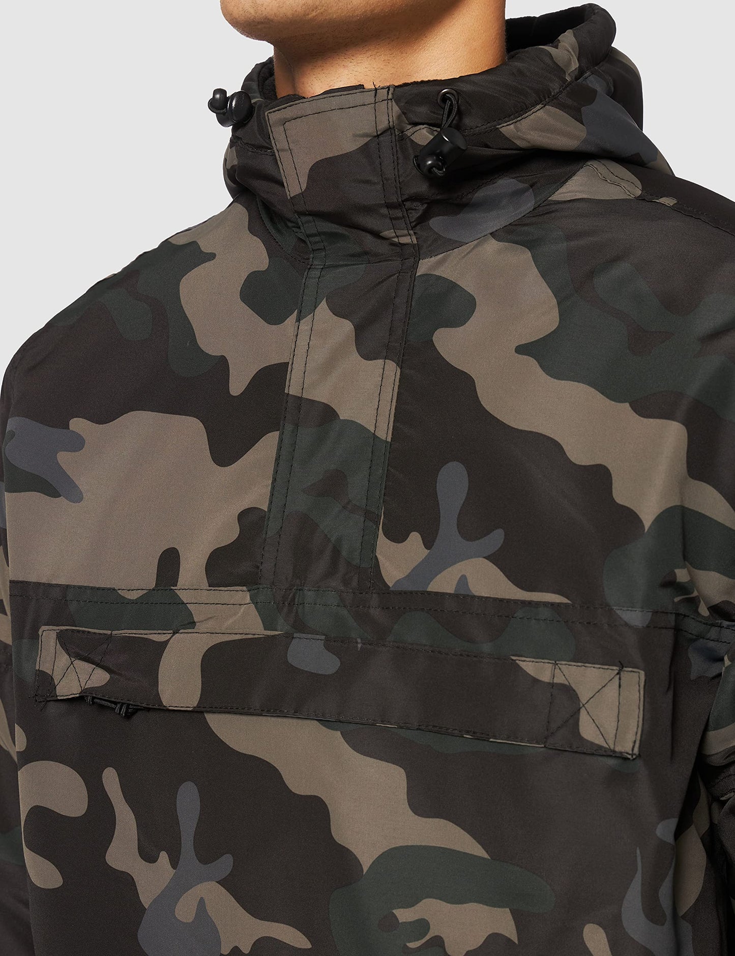 Brandit Men’s Windbreaker Jacket – Fleece-Lined Outdoor Coat