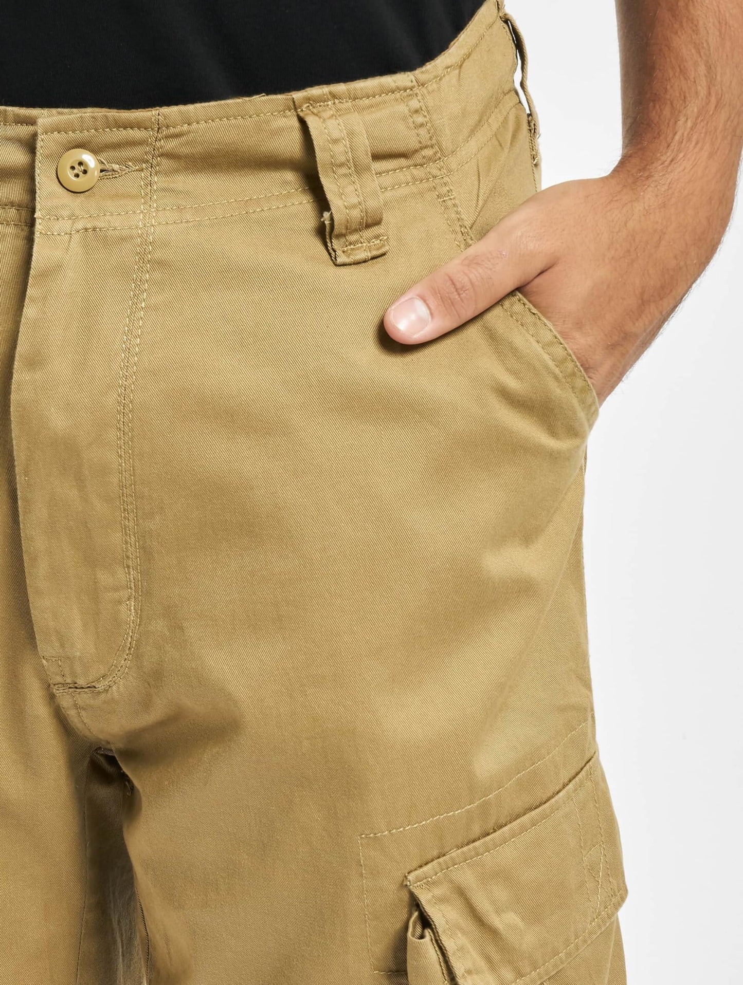 Brandit Men’s Urban Legend Shorts Beige – Vintage Military Cargo Shorts L