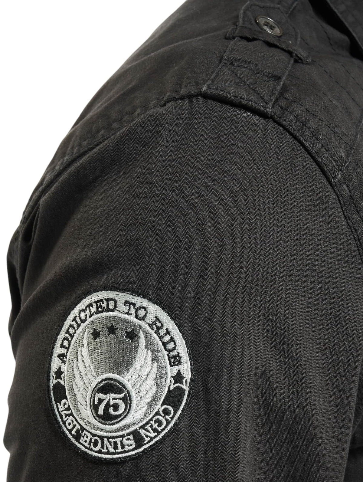 Brandit Luis Vintage Shirt Long Sleeve Black