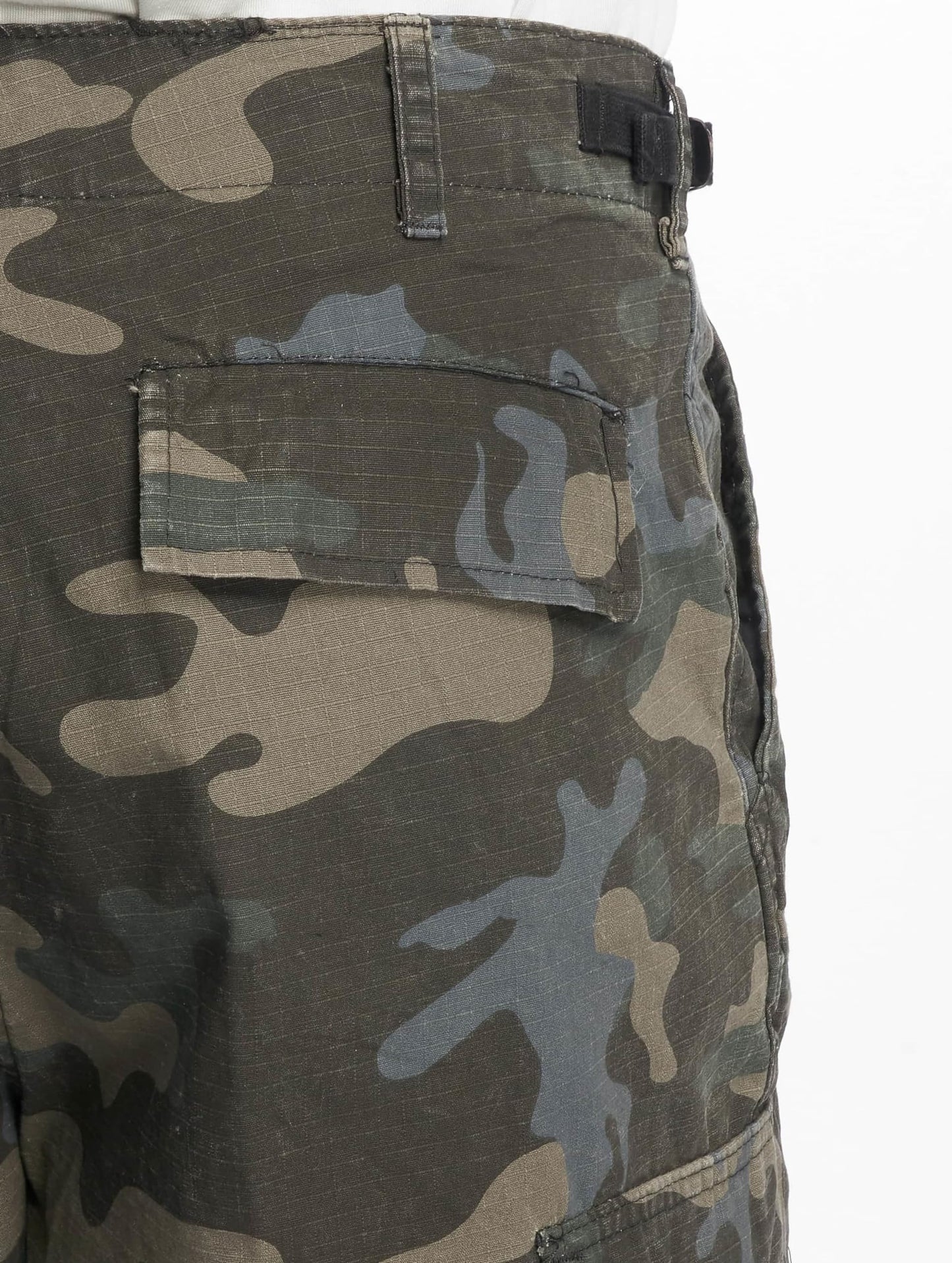 Brandit Men’s BDU Shorts Dark Camo – Vintage Military Cargo Shorts 7XL