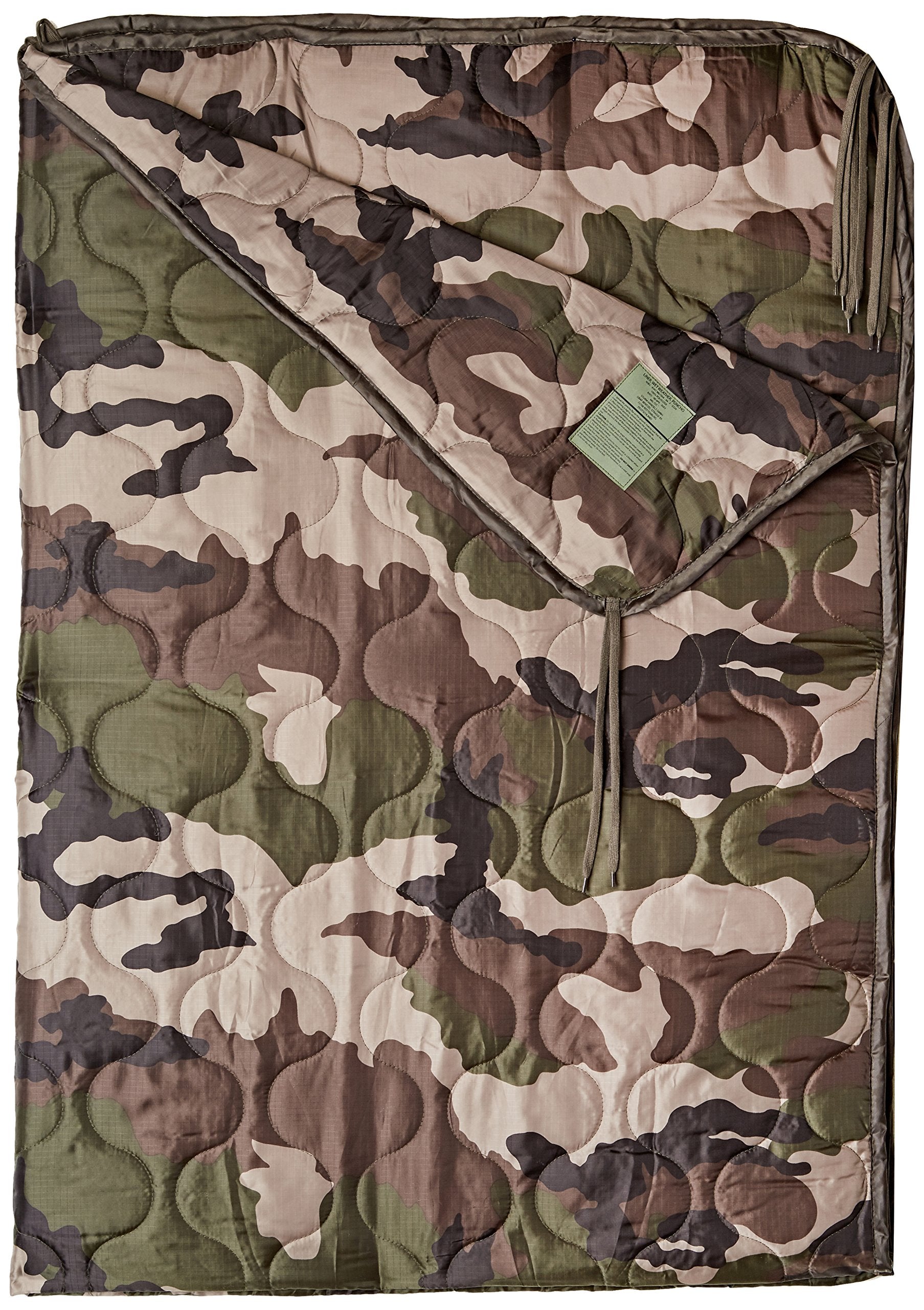 Mil-Tec Camo US Style Poncho Liner CCE