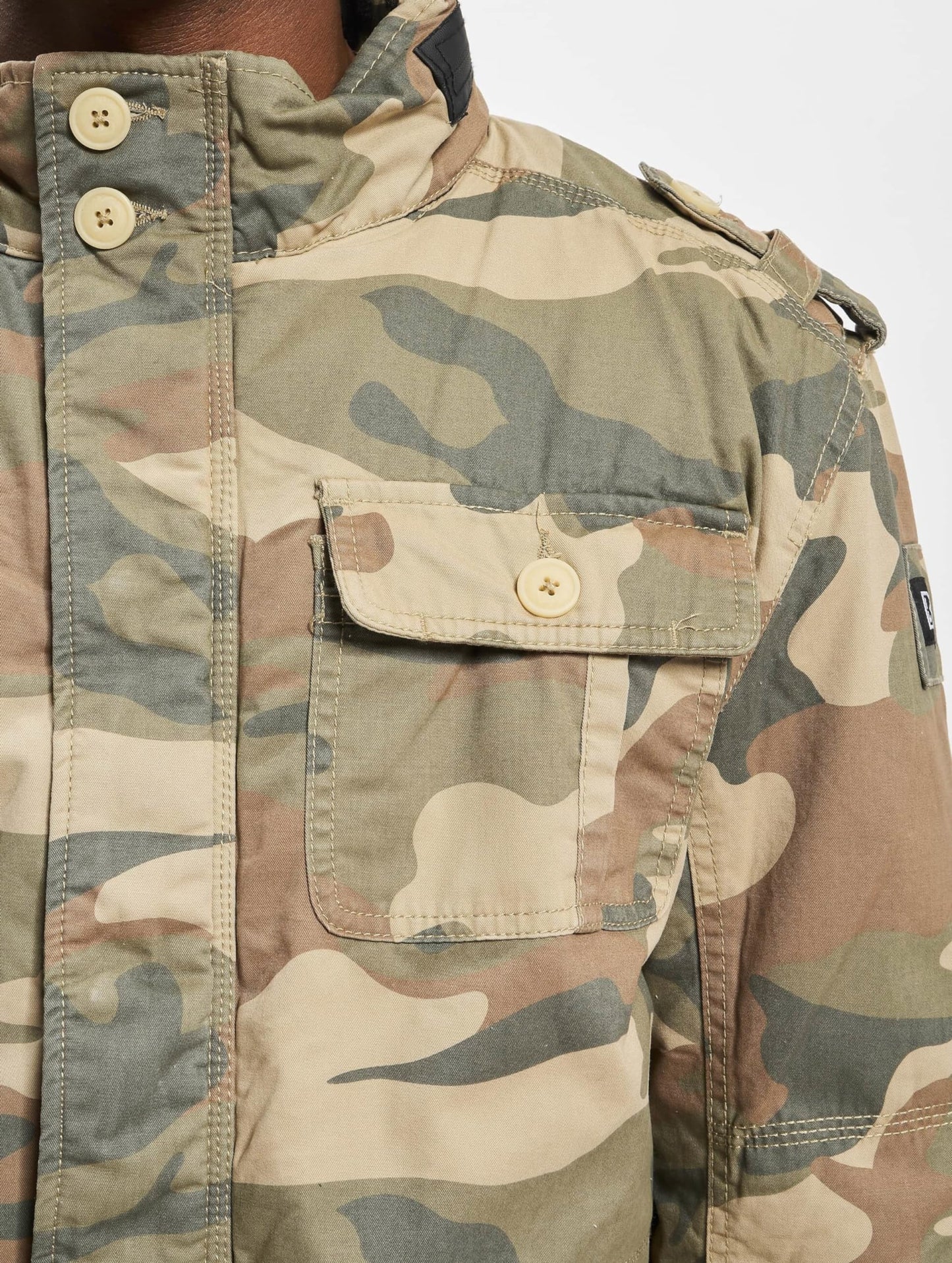 Brandit Britannia Winter Jacket Light Woodland 3XL – Men’s Camo Coat