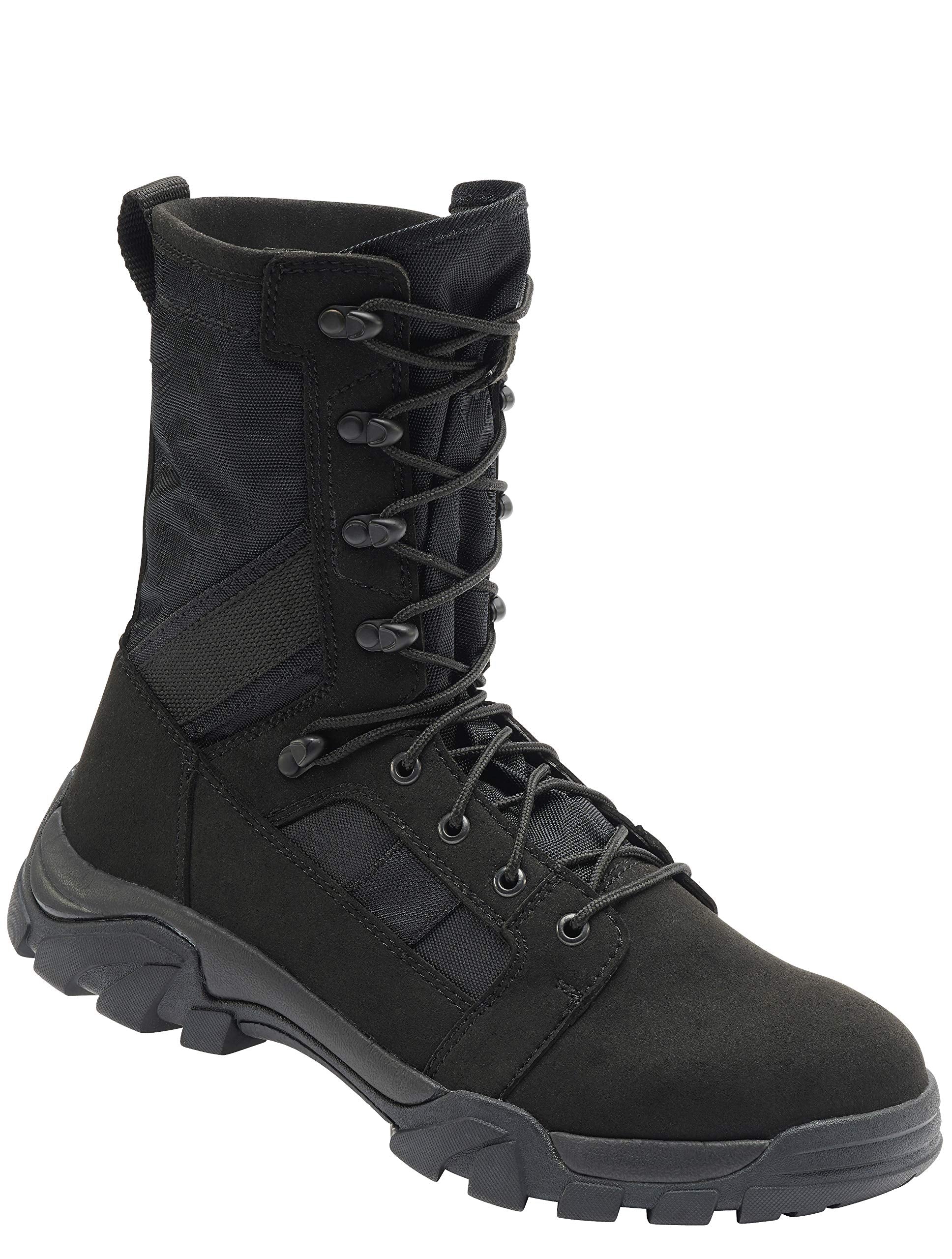 Brandit Defense Combat Boots – Black, Military Tactical Outdoor Footwear