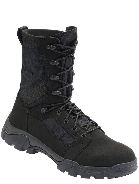 Brandit Defense Combat Boots – Black, Military Tactical Outdoor Footwear