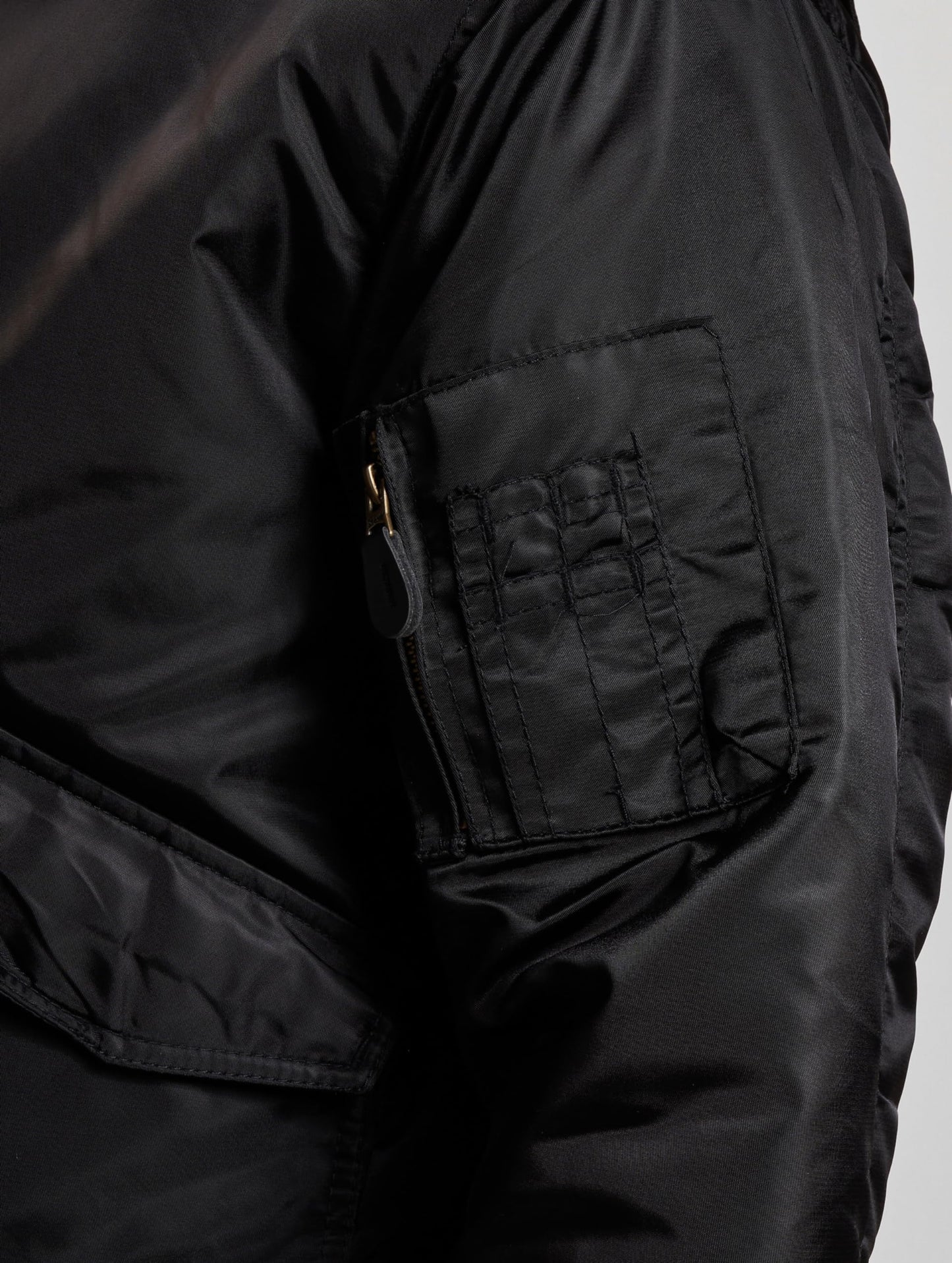 Brandit Men’s CWU Bomber Jacket Black – Classic Aviator Flight Jacket