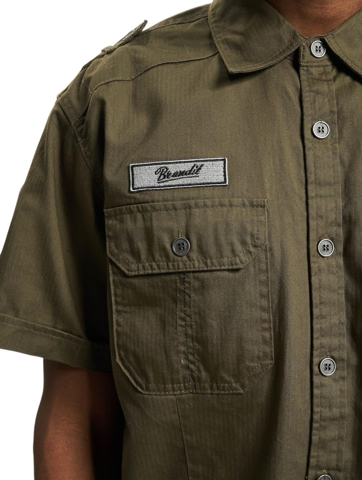Brandit Luis Vintage Shirt Short Sleeve Olive