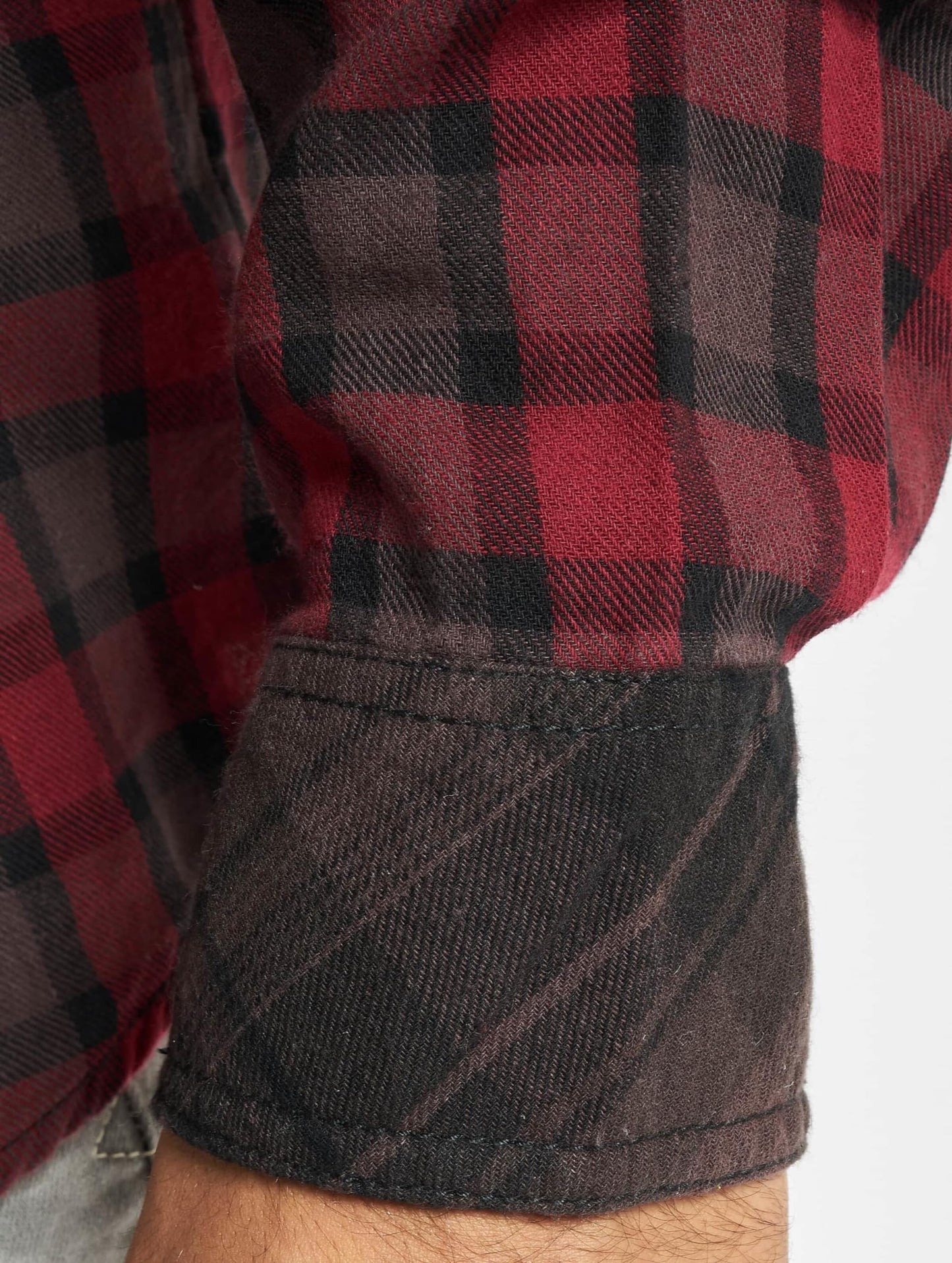 Brandit Men’s Checkshirt Duncan – Red/Brown Flannel Style Casual Shirt, XXL