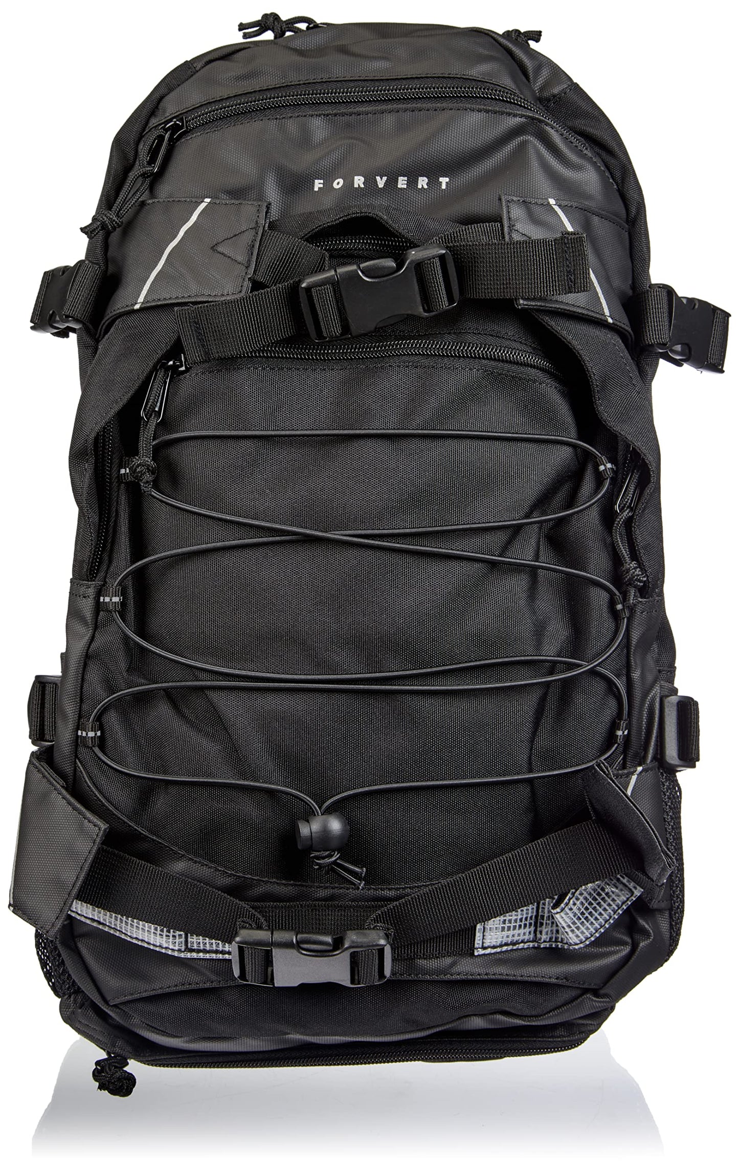 Forvert Backpack – Black, One Size, Durable Everyday Rucksack with Laptop Compartment