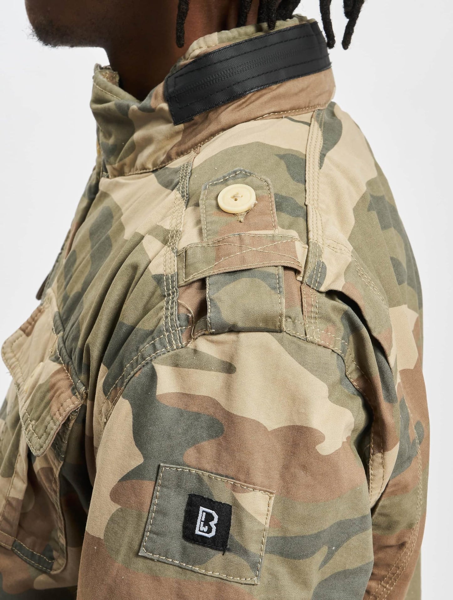 Brandit Britannia Winter Jacket Light Woodland 3XL – Men’s Camo Coat