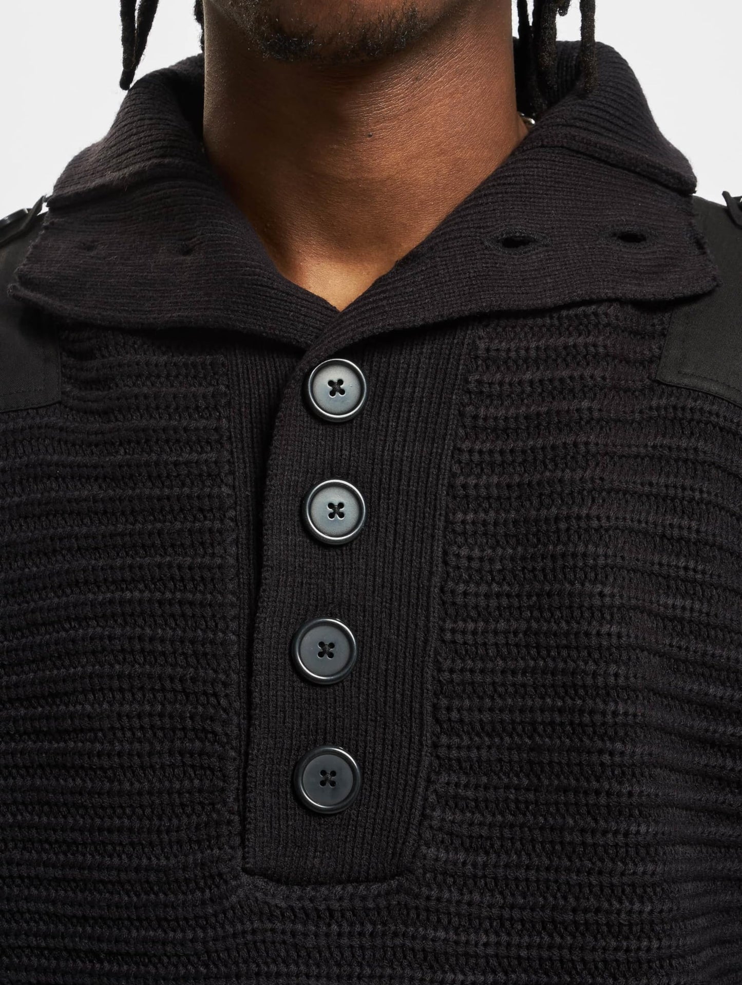 Brandit Men’s Alpin Pullover Troyer Olive | Warm Knit Outdoor Sweater