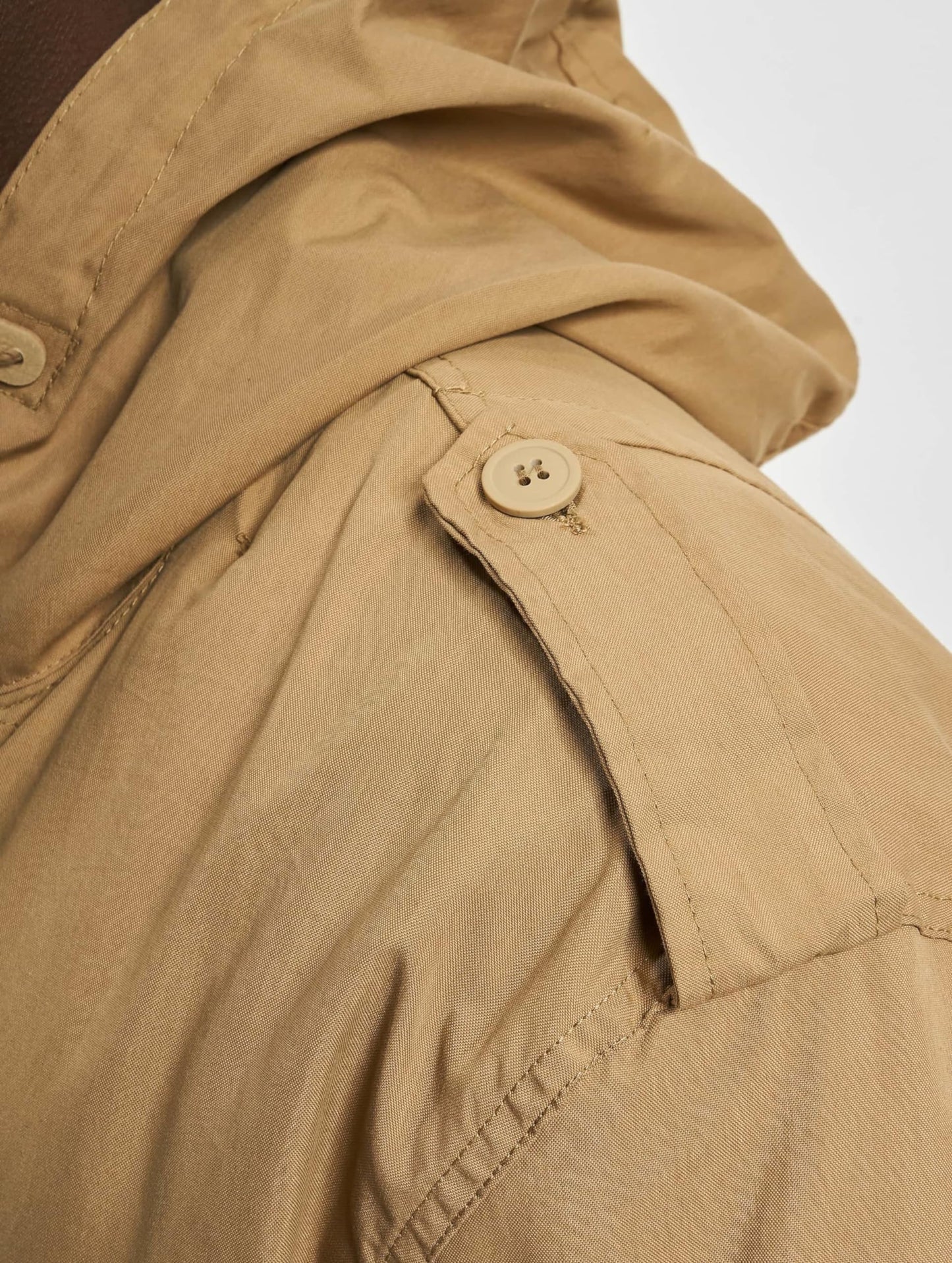 Brandit Men’s Parka Coat Camel – Military Style Winter Jacket XL