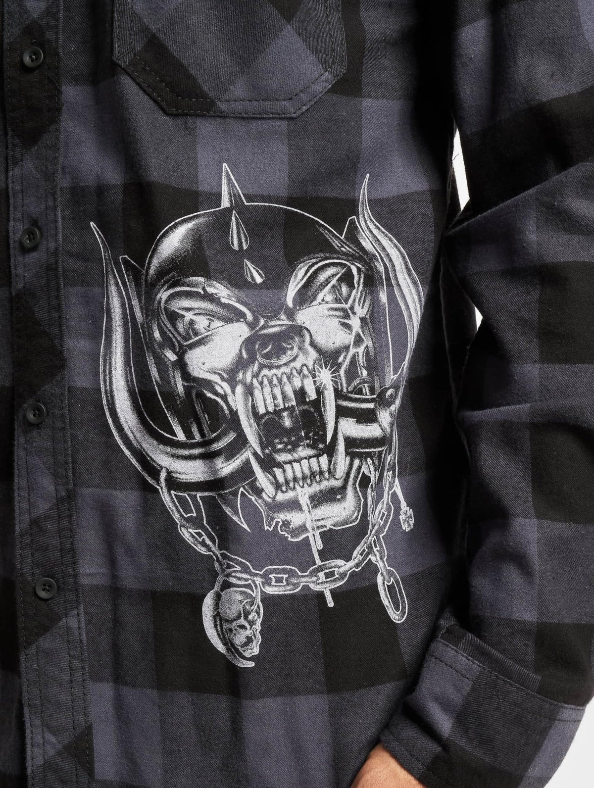 Brandit Motörhead Check Shirt Long Sleeve